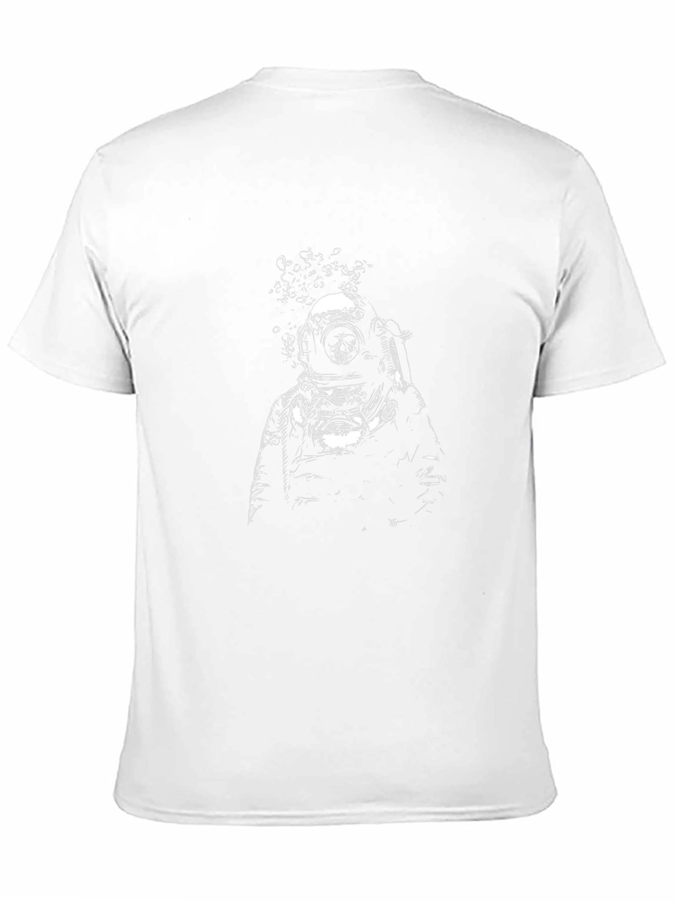 Diver Skull Black T-Shirt - Unique Graphic Tee