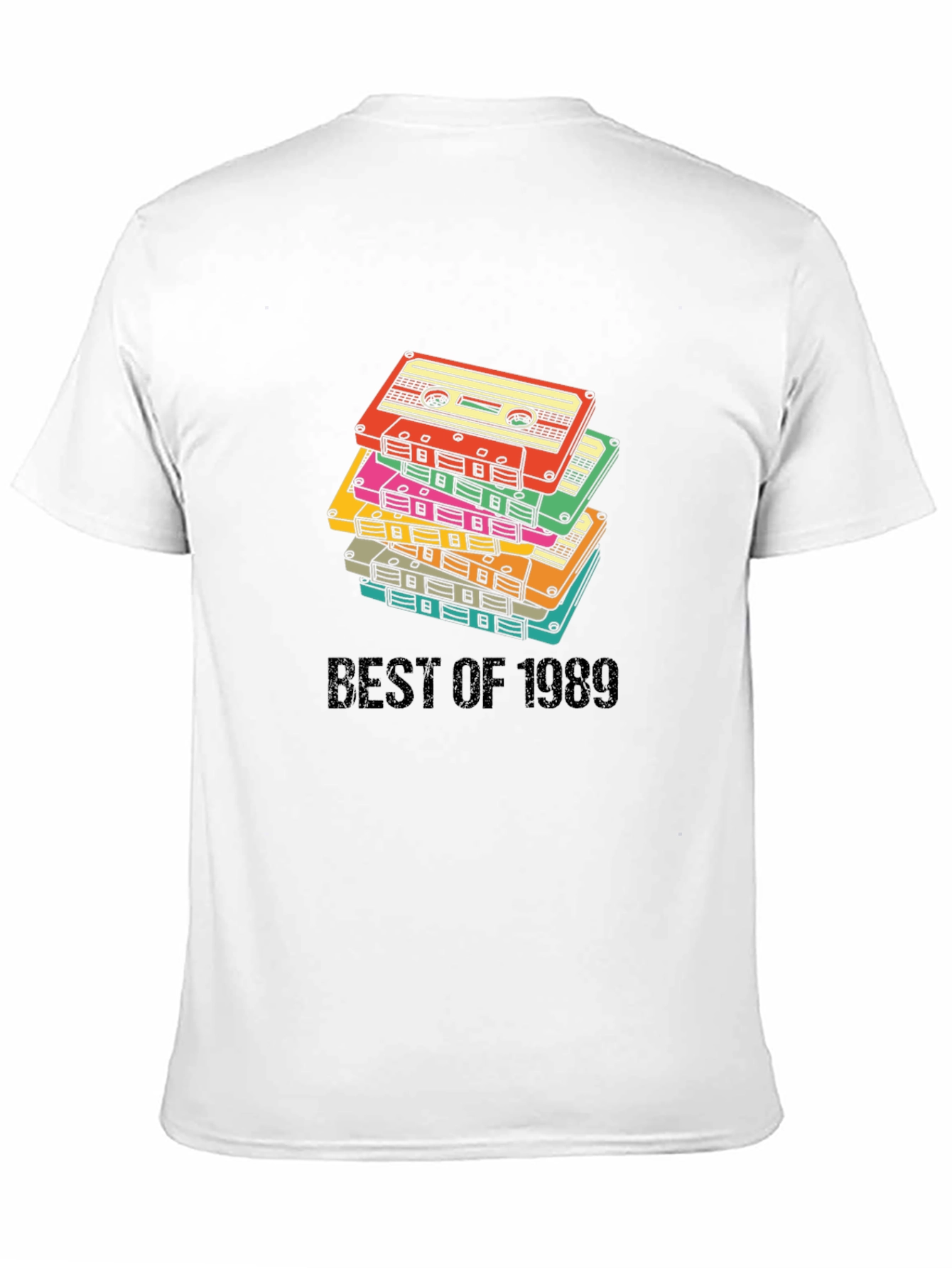 Best of 1989 Retro Cassette Stack T-Shirt