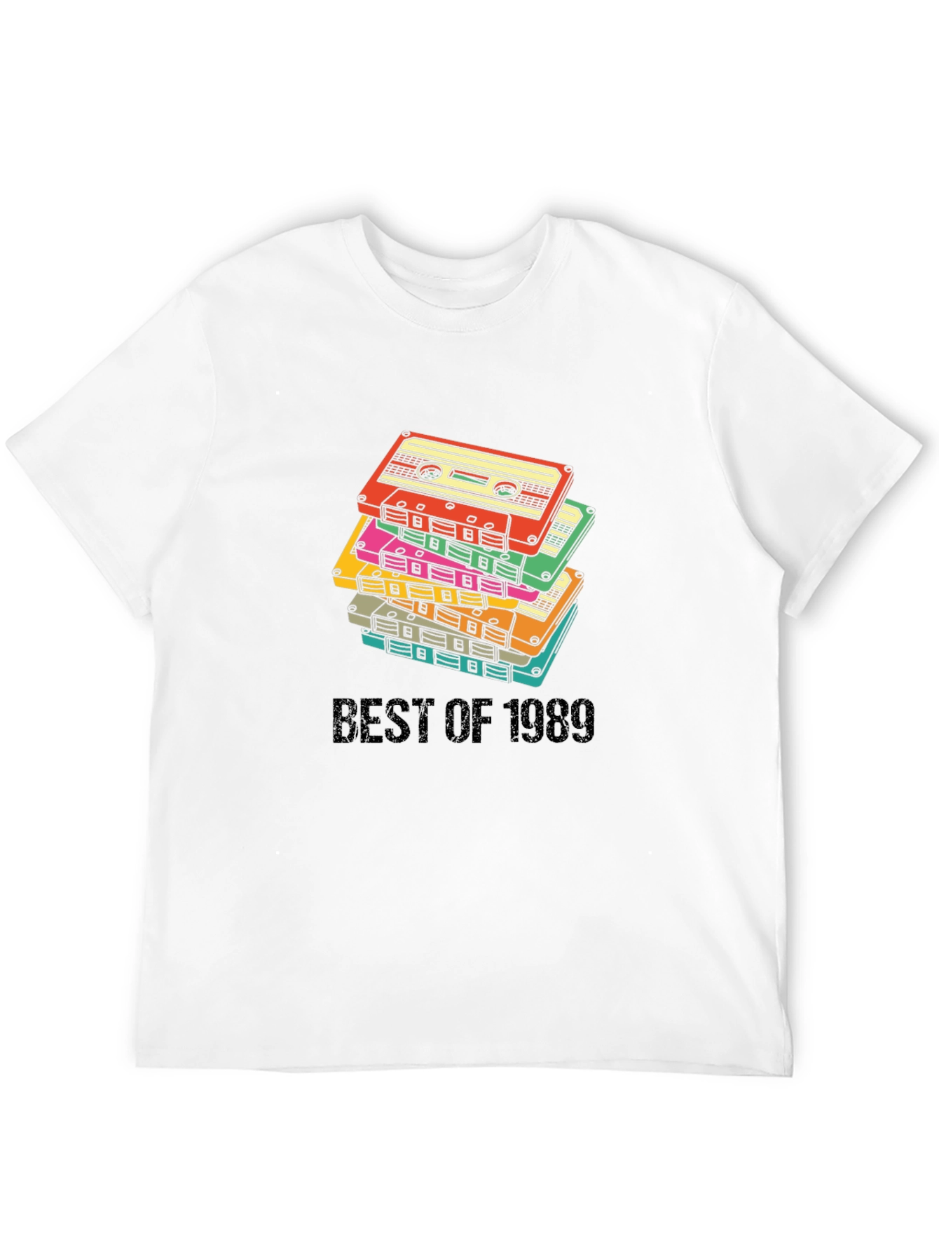 Best of 1989 Retro Cassette Stack T-Shirt