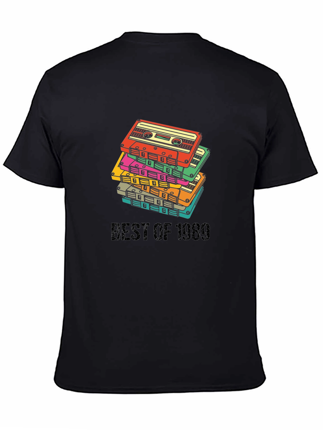 Best of 1989 Retro Cassette Stack T-Shirt