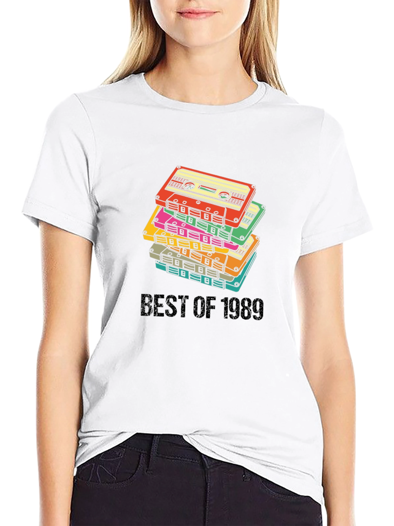 Best of 1989 Retro Cassette Stack T-Shirt