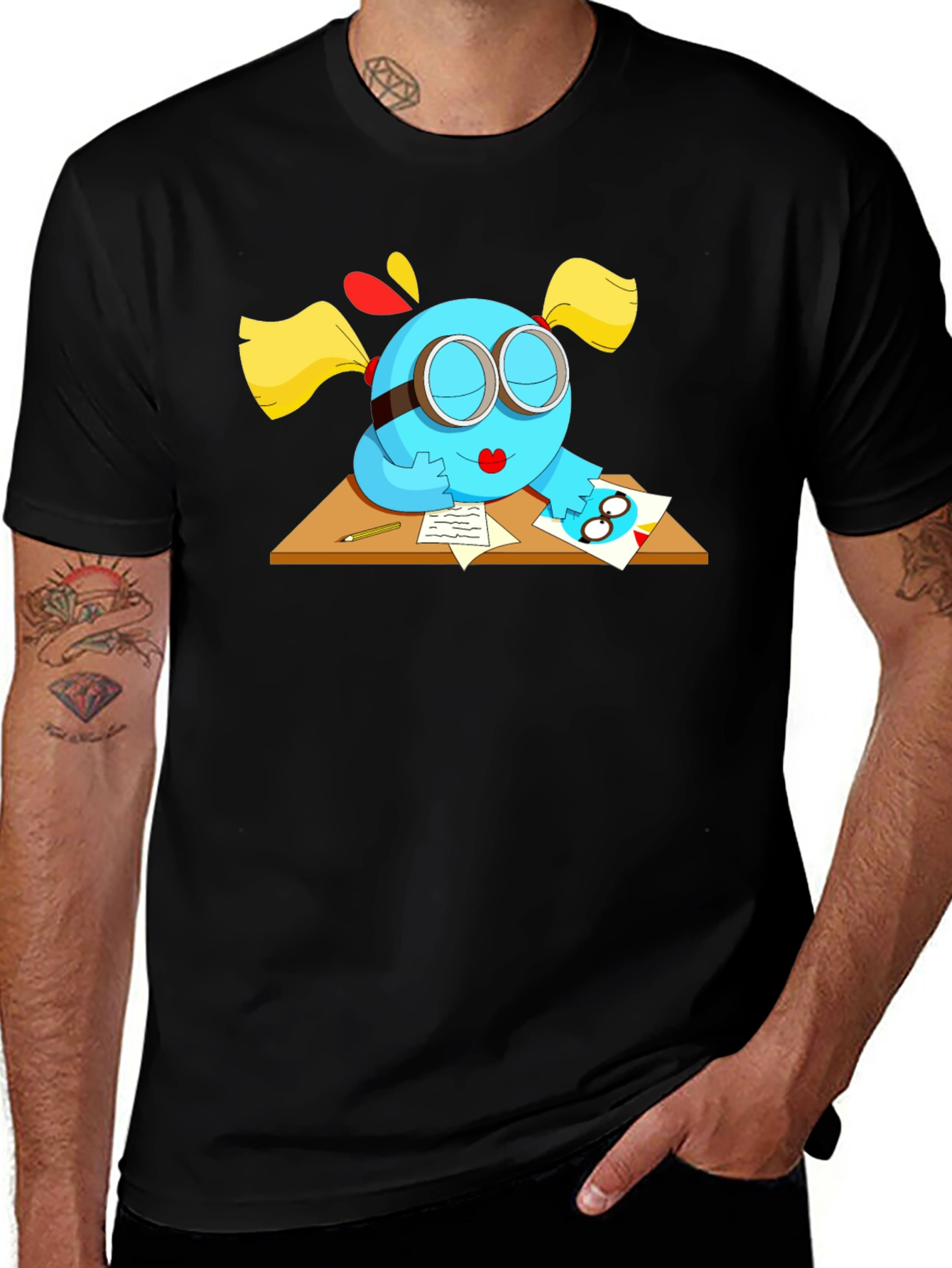 Cartoon Character T-Shirt - Unique Design