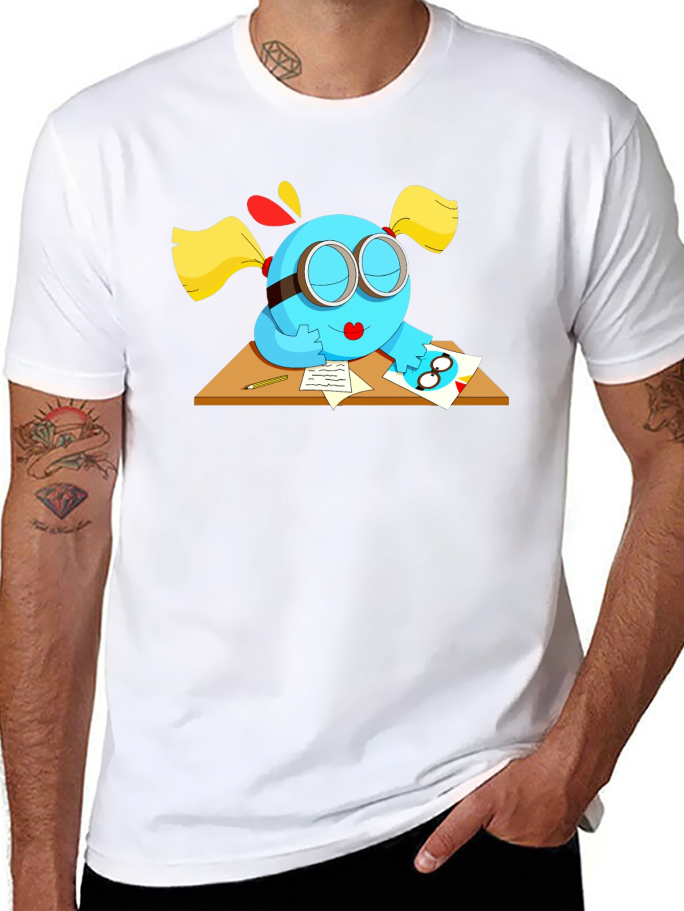 Cartoon Character T-Shirt - Unique Design