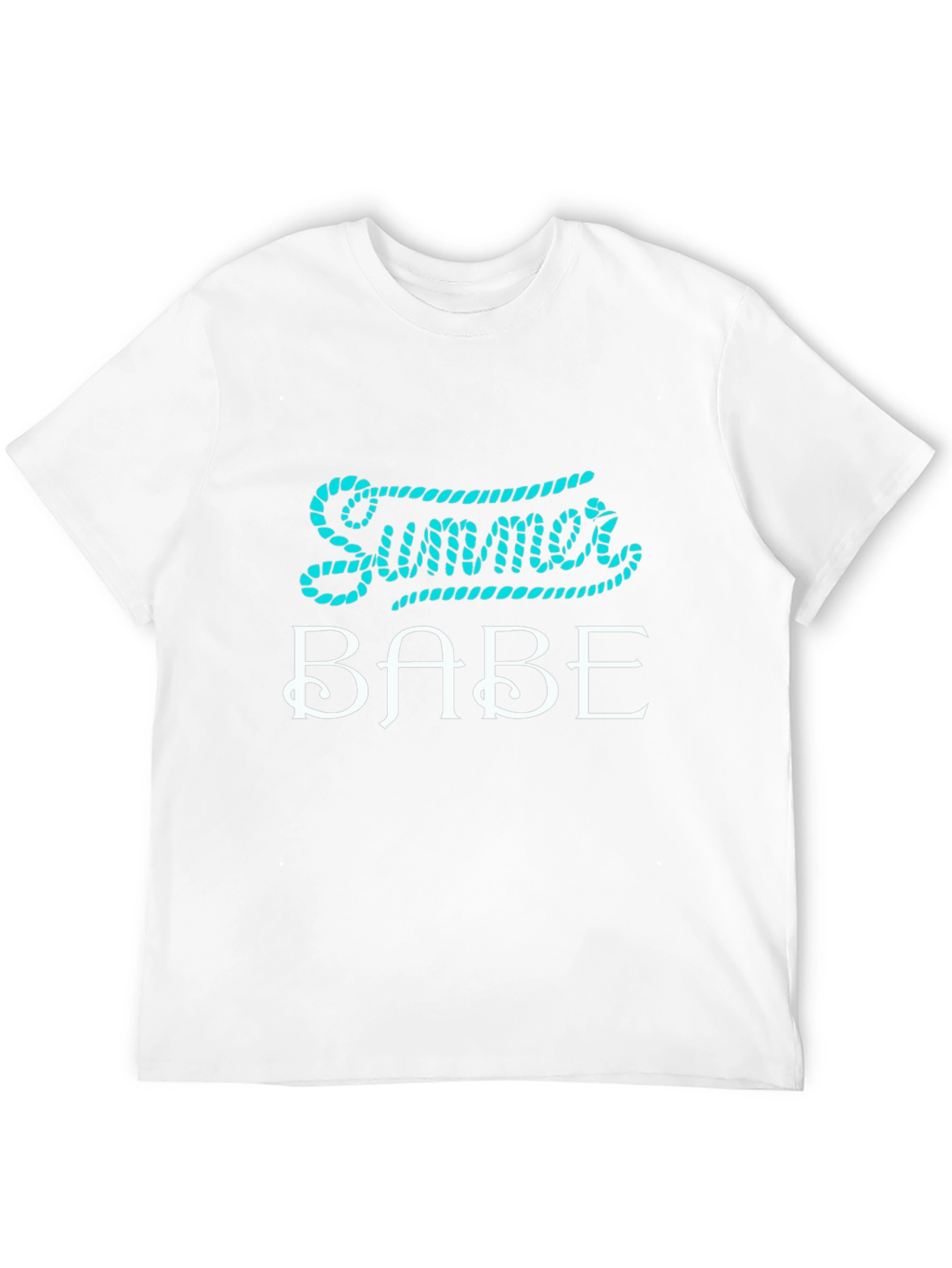 Summer Babe Graphic T-Shirt - Casual Black Tee