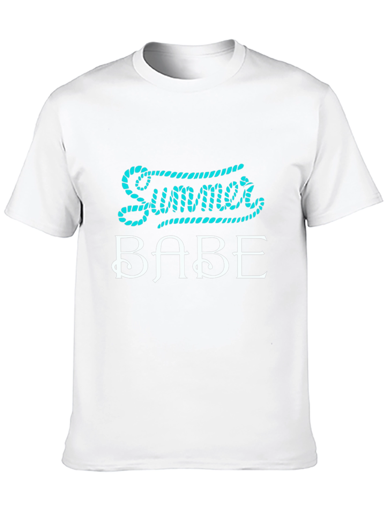 Summer Babe Graphic T-Shirt - Casual Black Tee