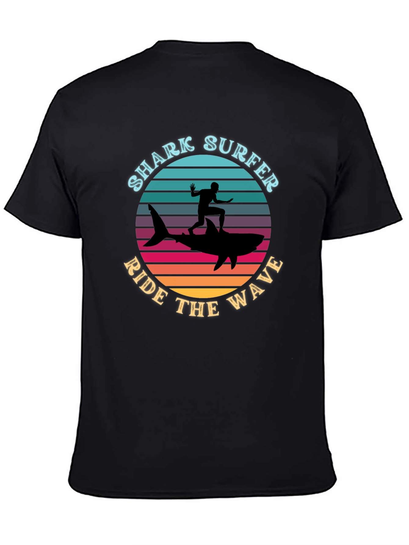 Shark Surfer T-Shirt - Ride the Wave