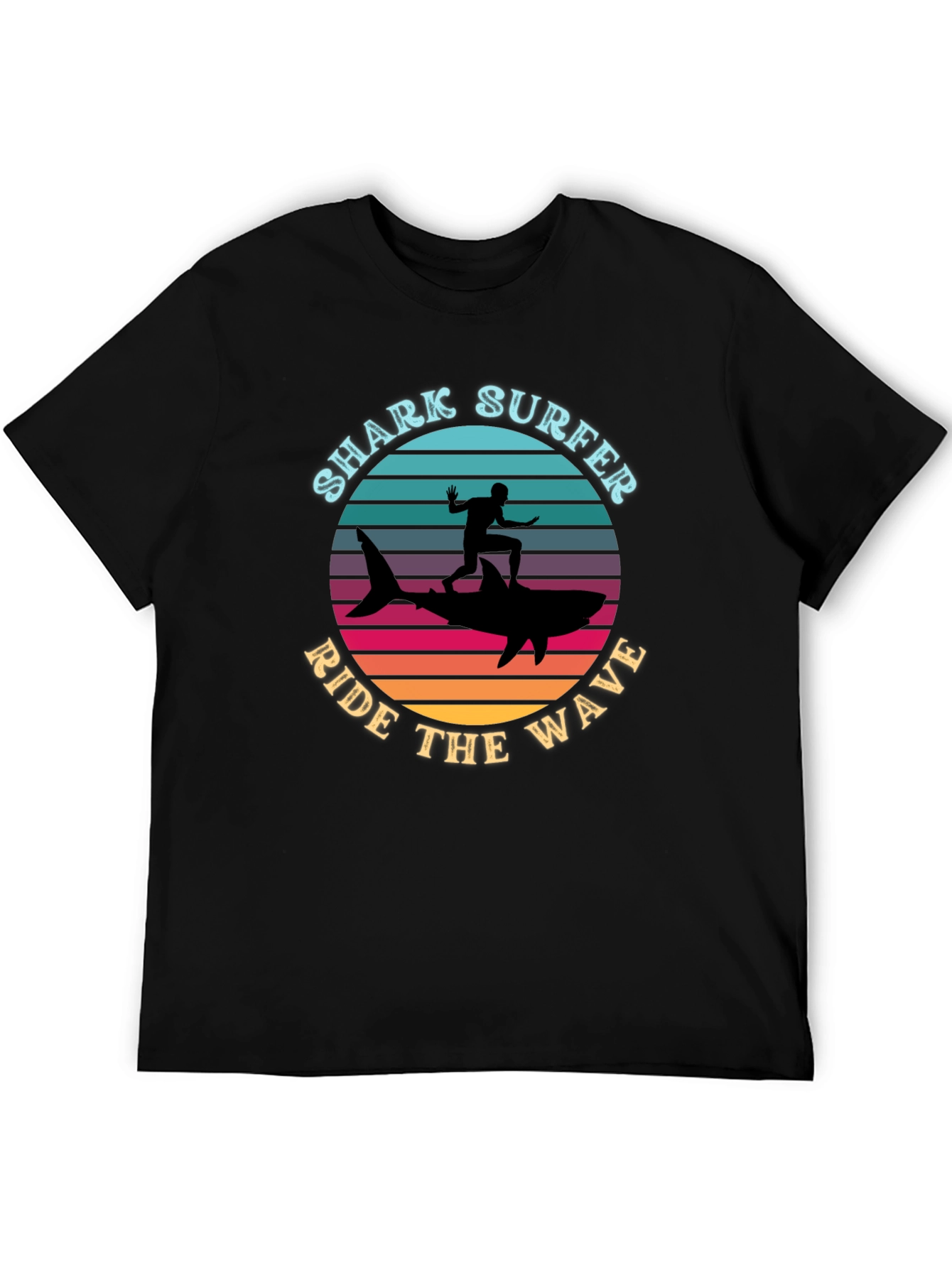 Shark Surfer T-Shirt - Ride the Wave