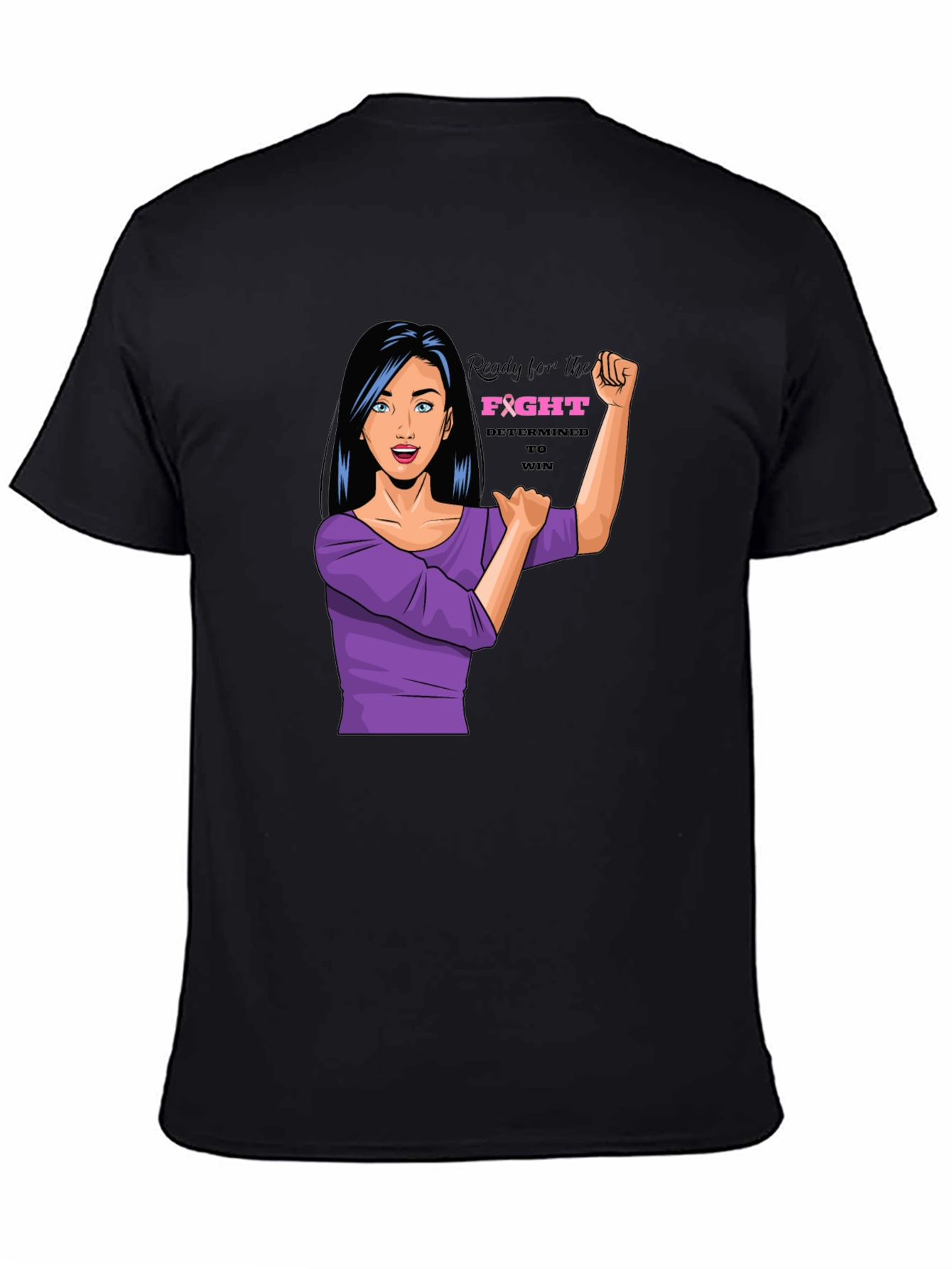 Empowered Woman Graphic Tee - Breast Cancer Awareness