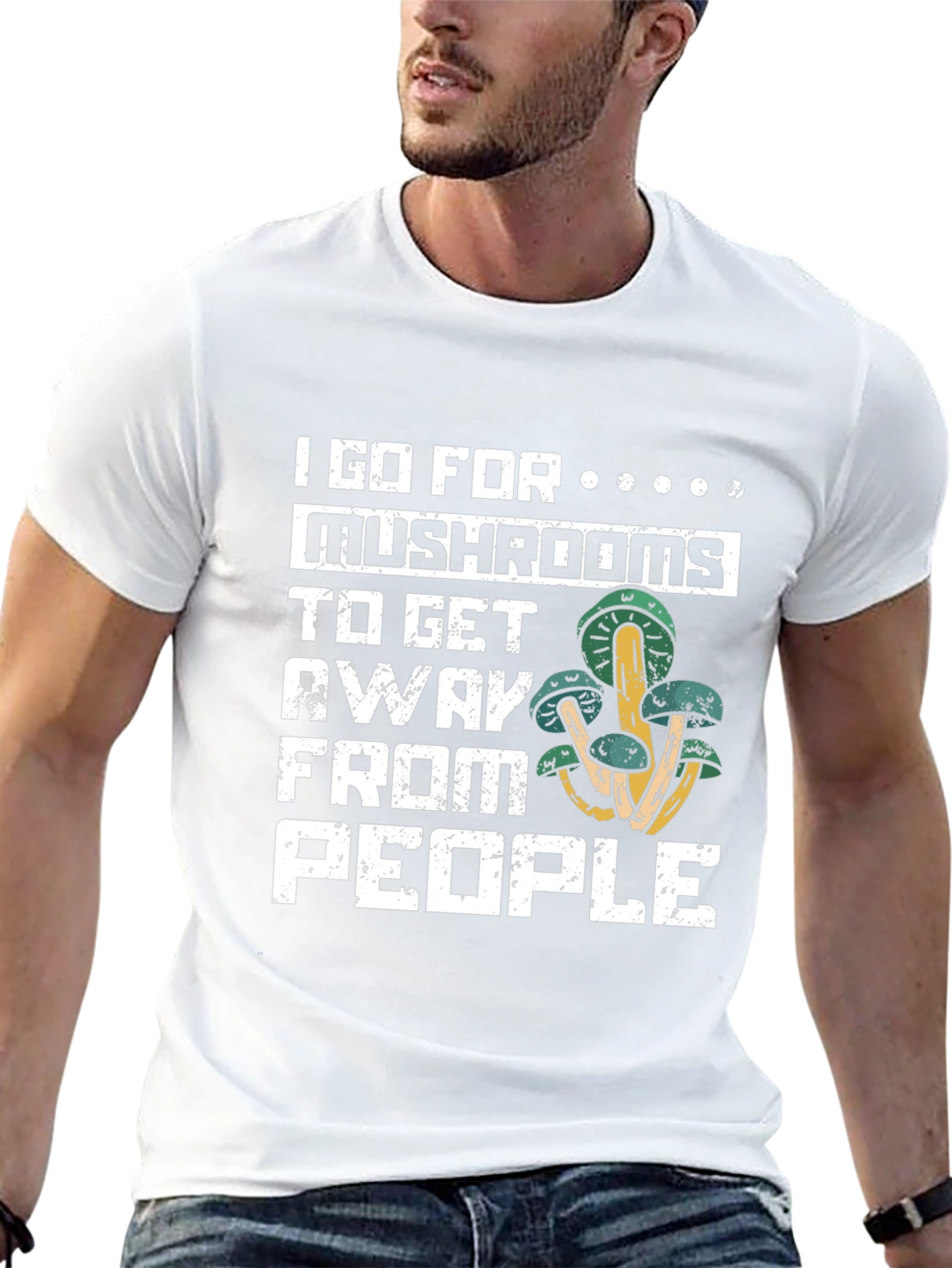 Mushroom Lover T-Shirt - Introvert Humor Tee