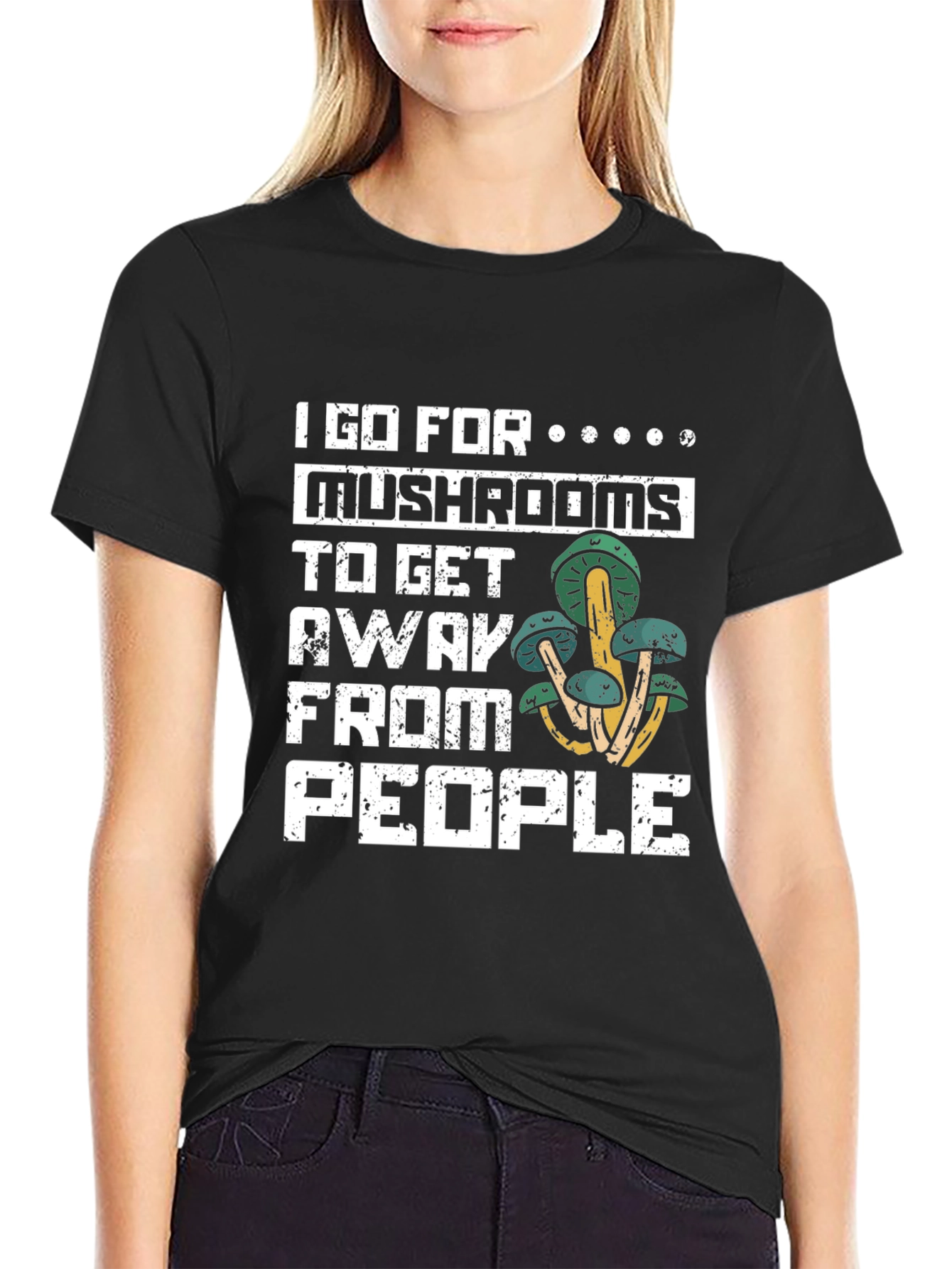 Mushroom Lover T-Shirt - Introvert Humor Tee