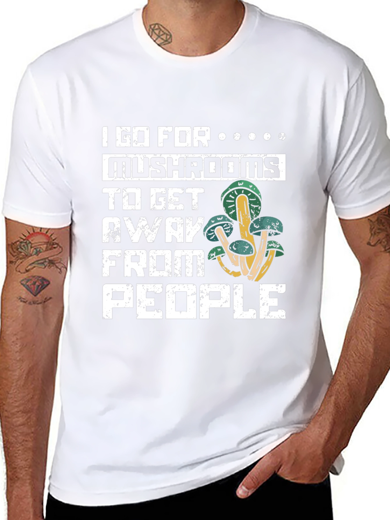 Mushroom Lover T-Shirt - Introvert Humor Tee