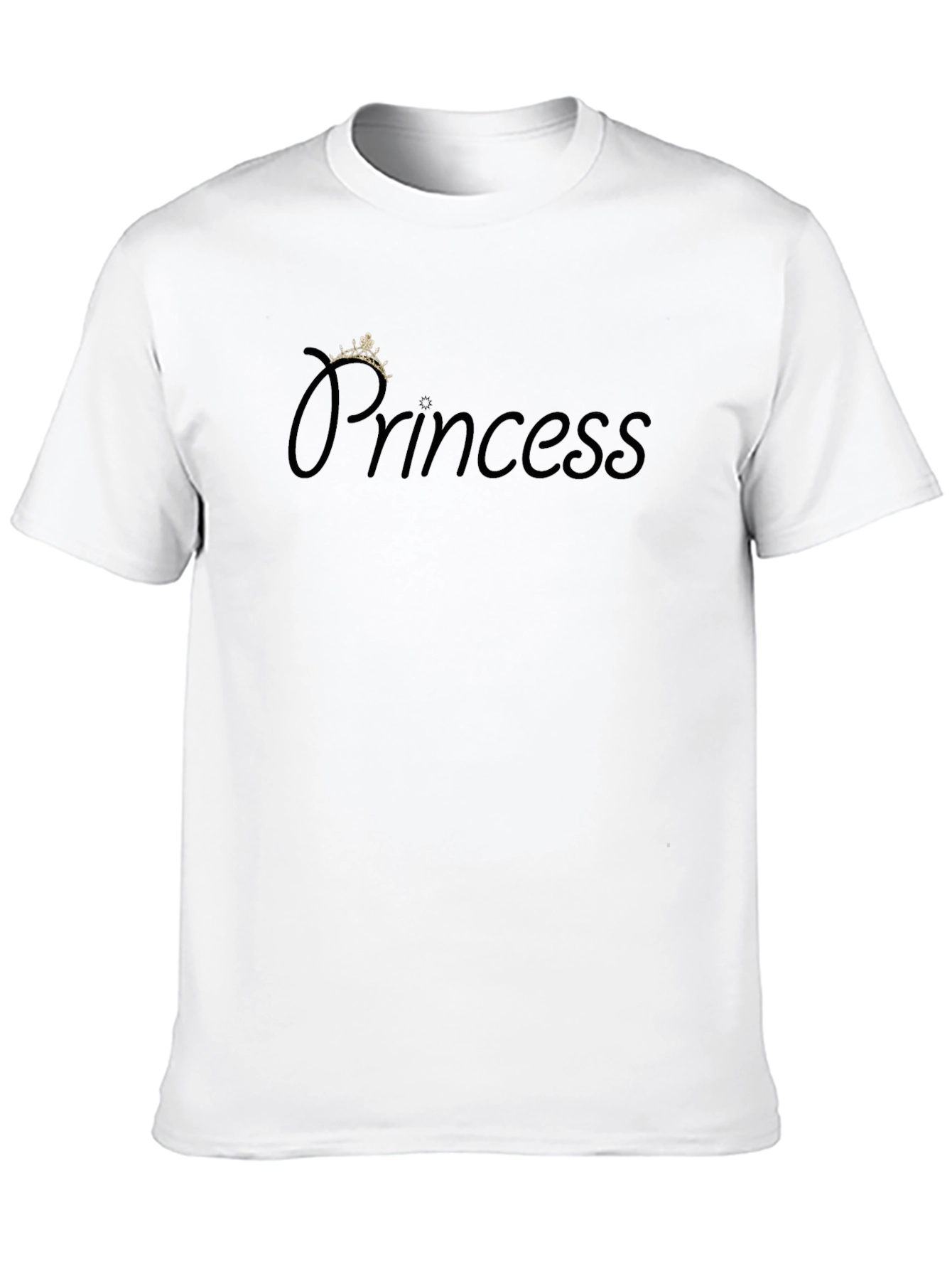 Princess Crown Graphic Tee - Black T-Shirt