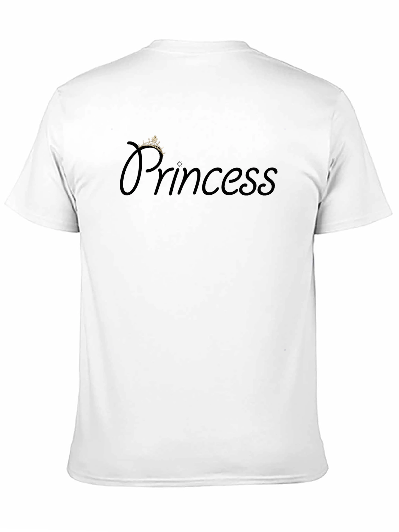 Princess Crown Graphic Tee - Black T-Shirt