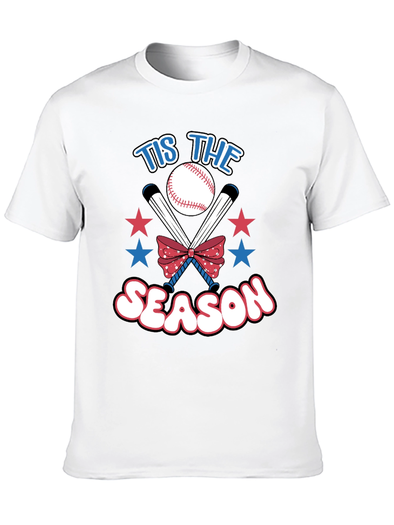 Tis The Season Baseball Graphic Tee