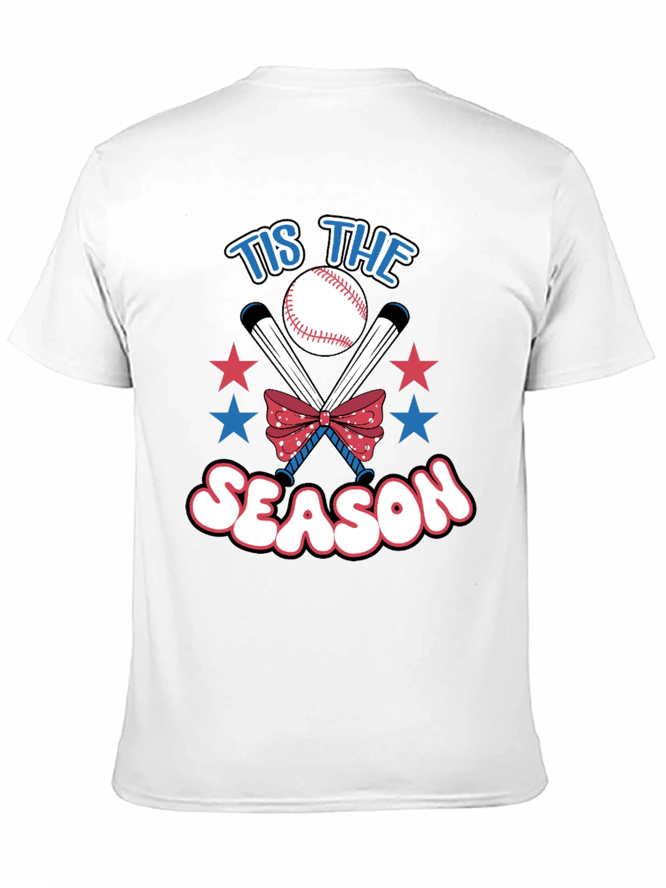 Tis The Season Baseball Graphic Tee