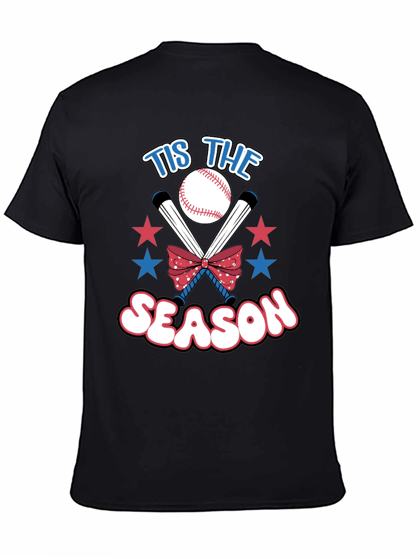Tis The Season Baseball Graphic Tee