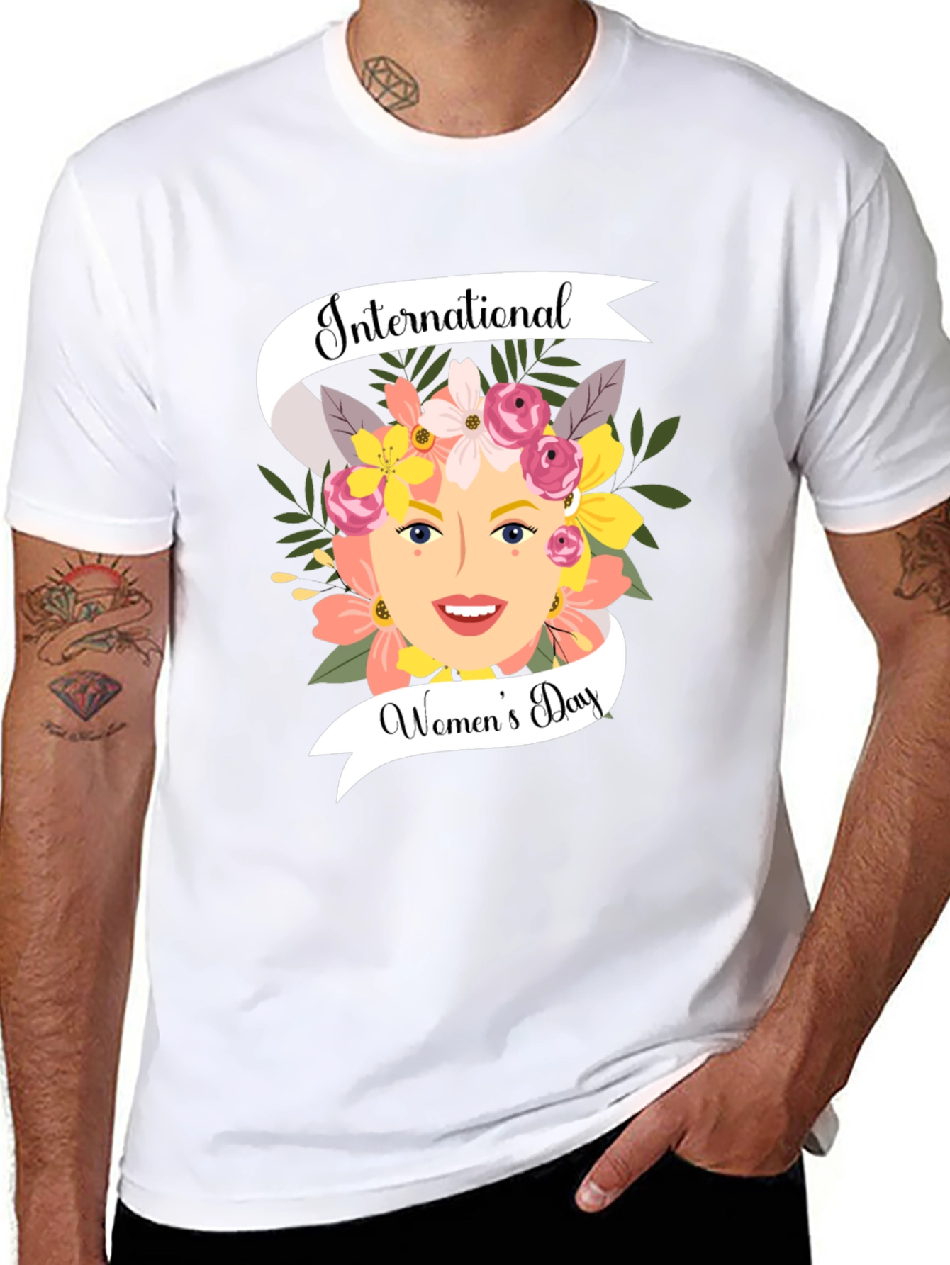 International Womens Day Floral T-Shirt