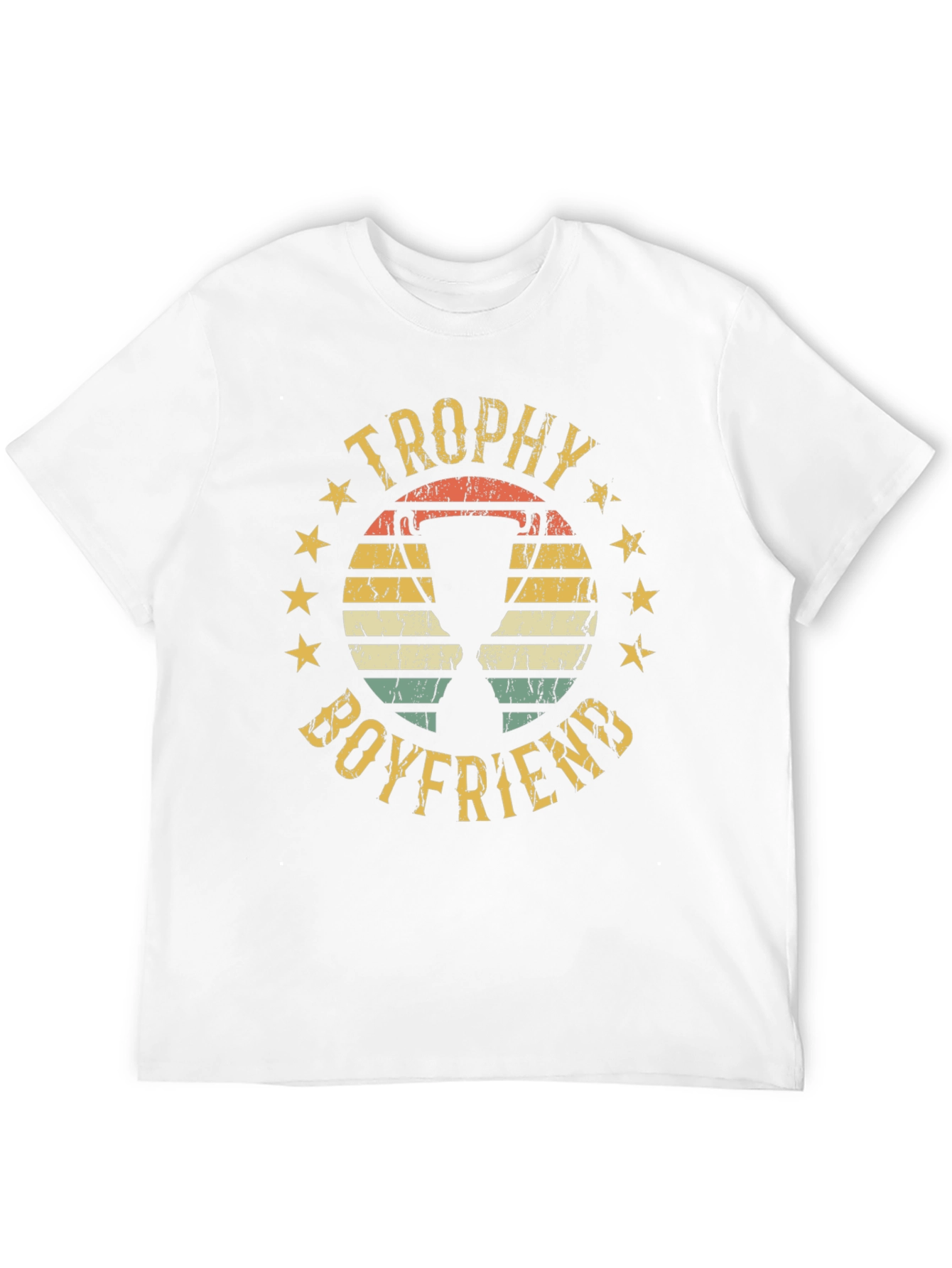 Trophy Boyfriend T-Shirt - Retro Design