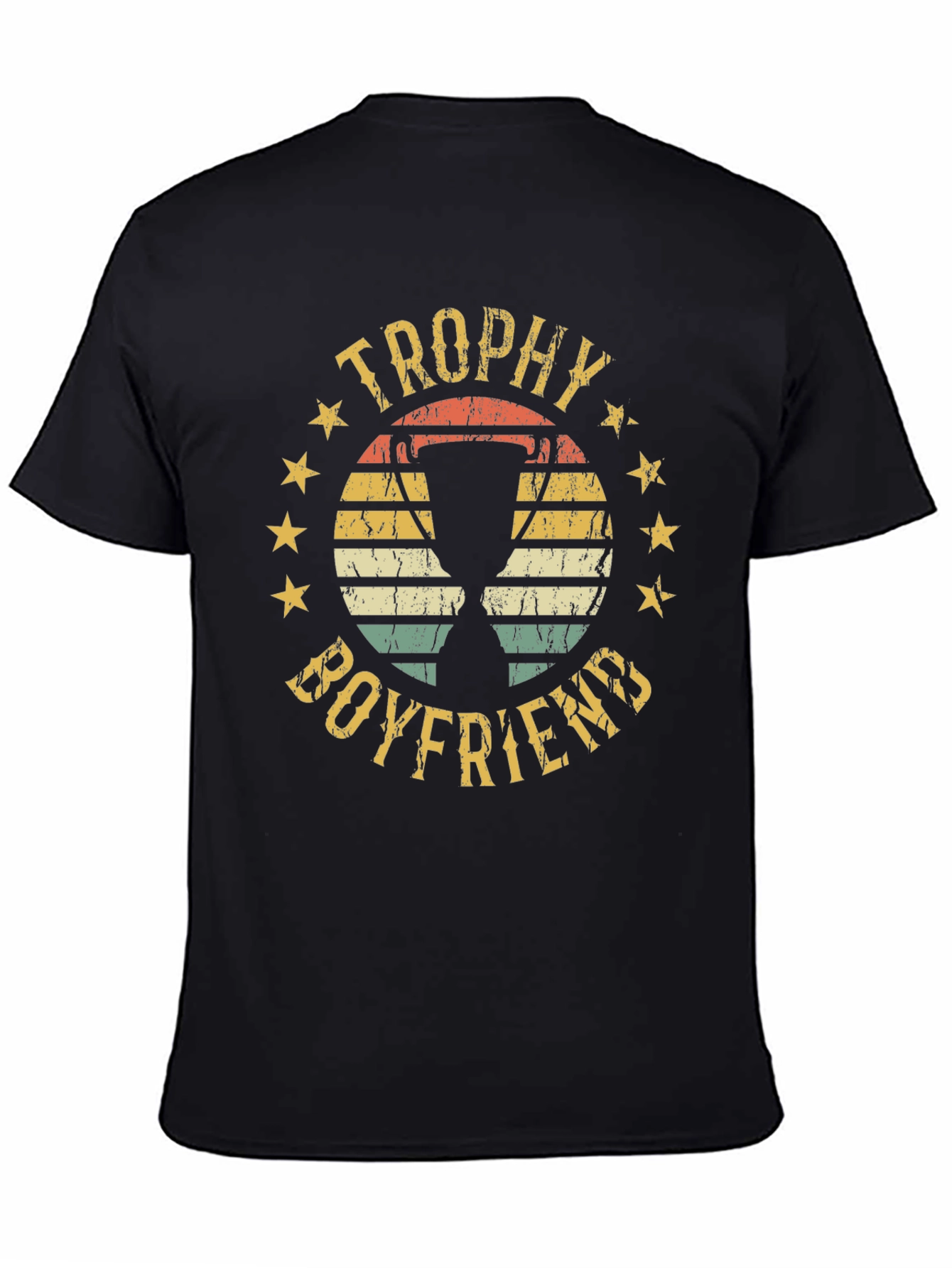 Trophy Boyfriend T-Shirt - Retro Design