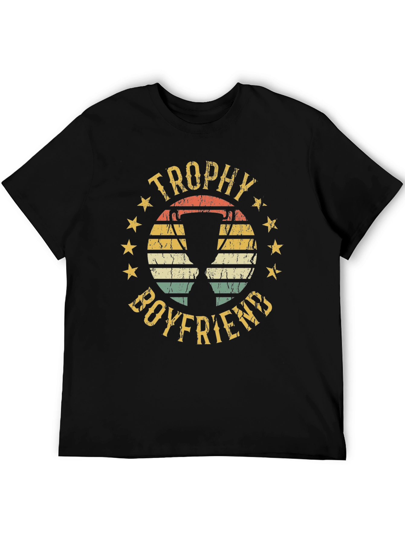 Trophy Boyfriend T-Shirt - Retro Design