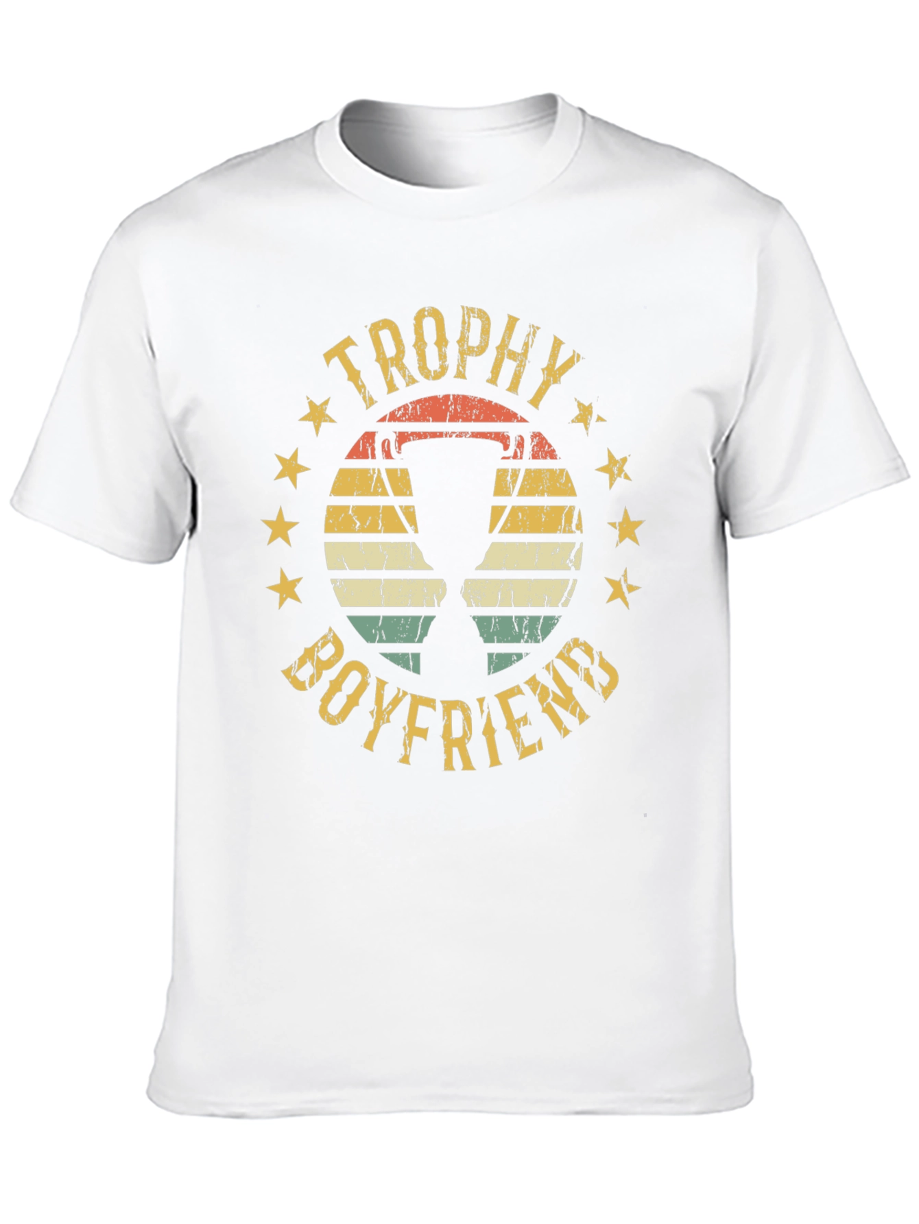 Trophy Boyfriend T-Shirt - Retro Design