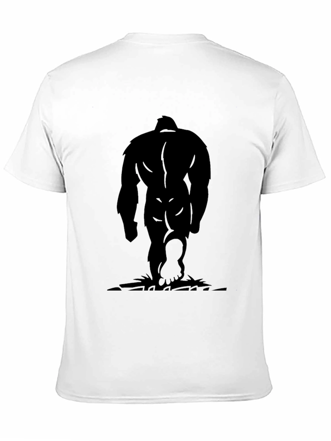Bigfoot Silhouette Black T-Shirt