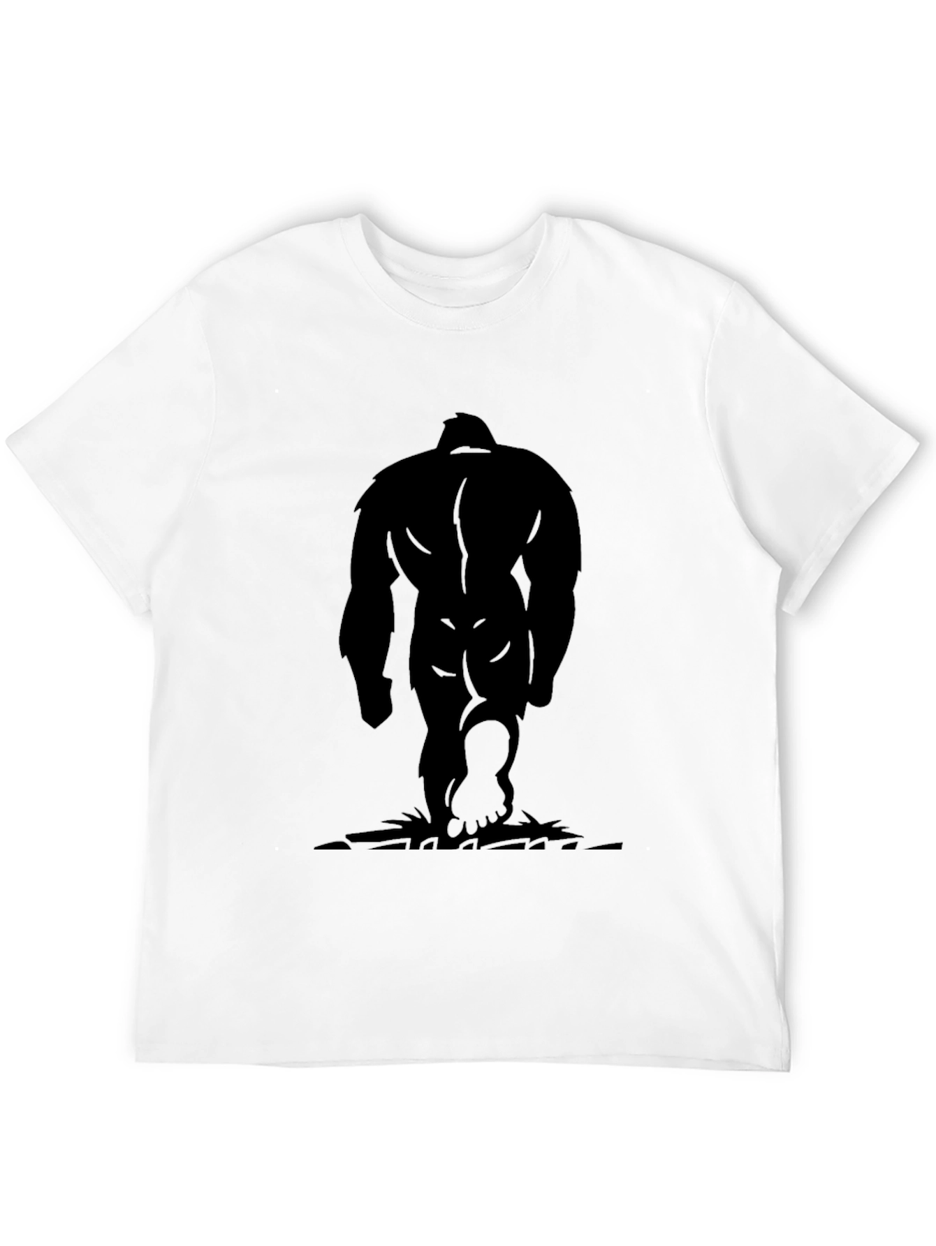 Bigfoot Silhouette Black T-Shirt