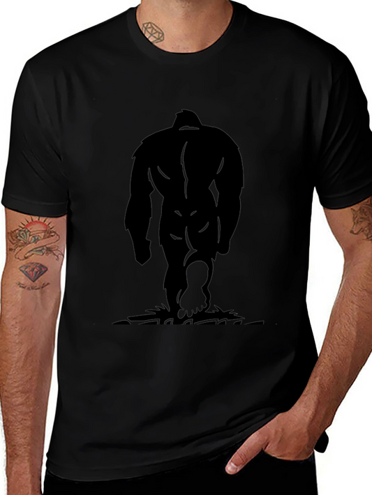 Bigfoot Silhouette Black T-Shirt