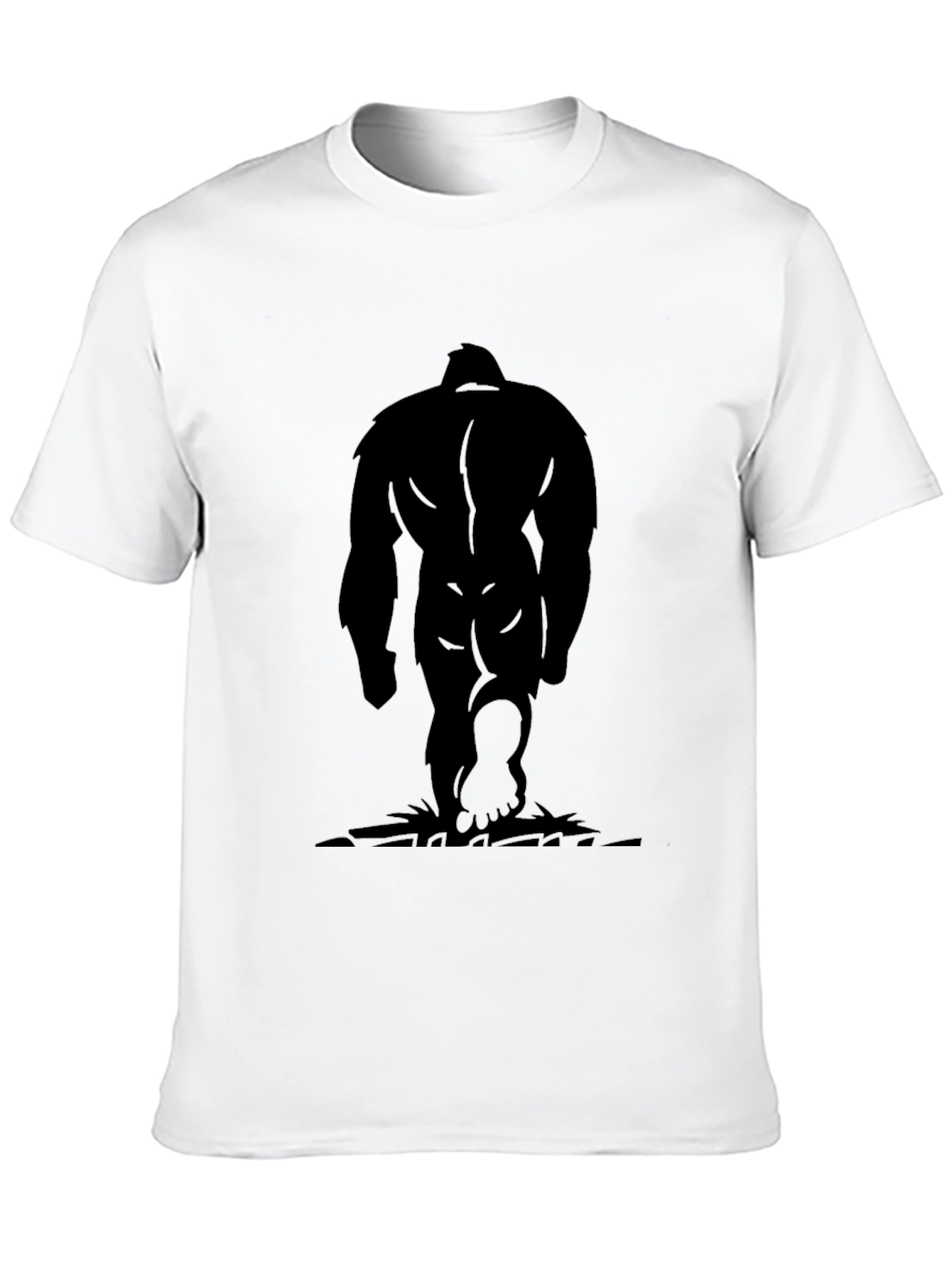 Bigfoot Silhouette Black T-Shirt