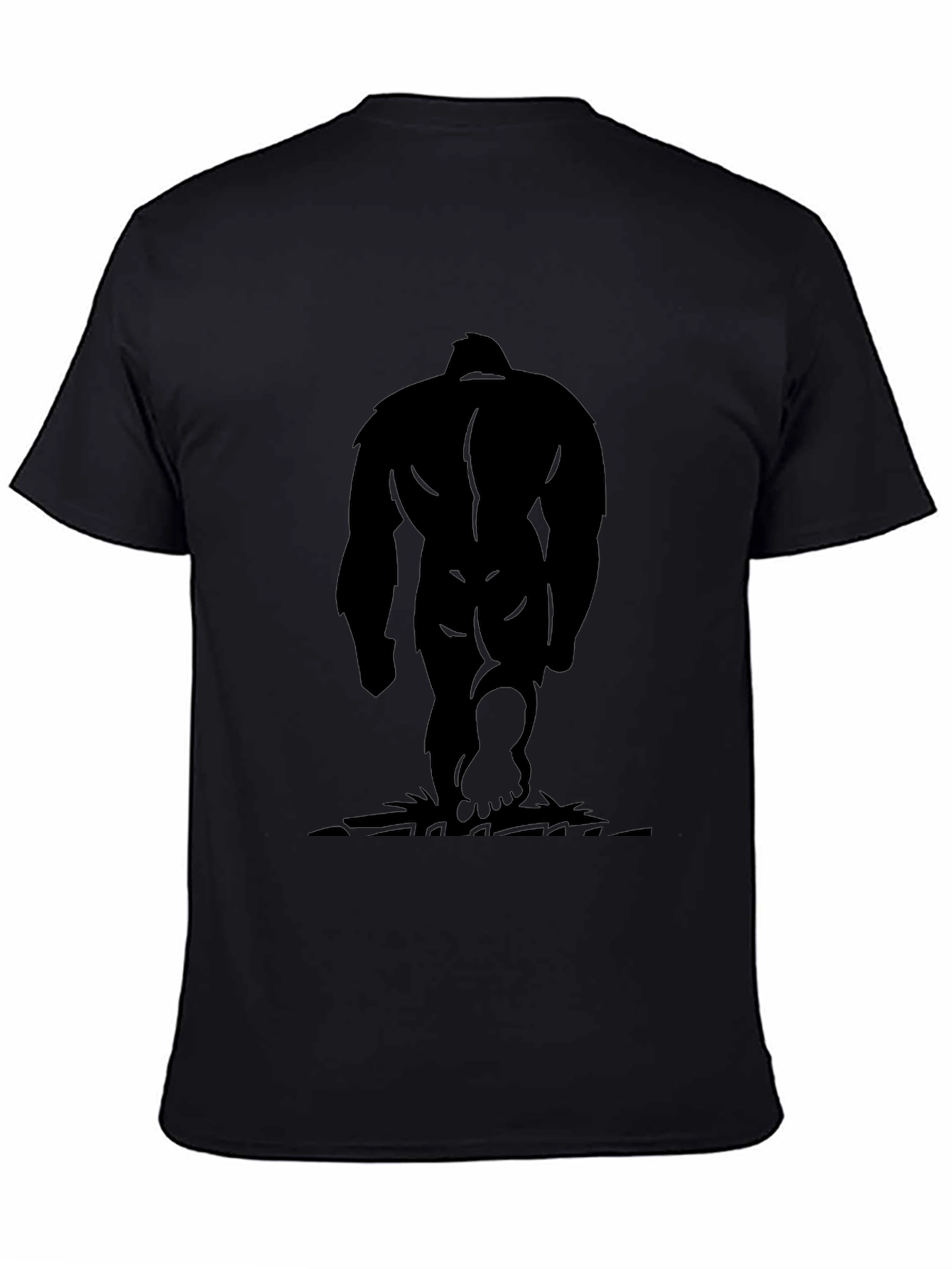 Bigfoot Silhouette Black T-Shirt