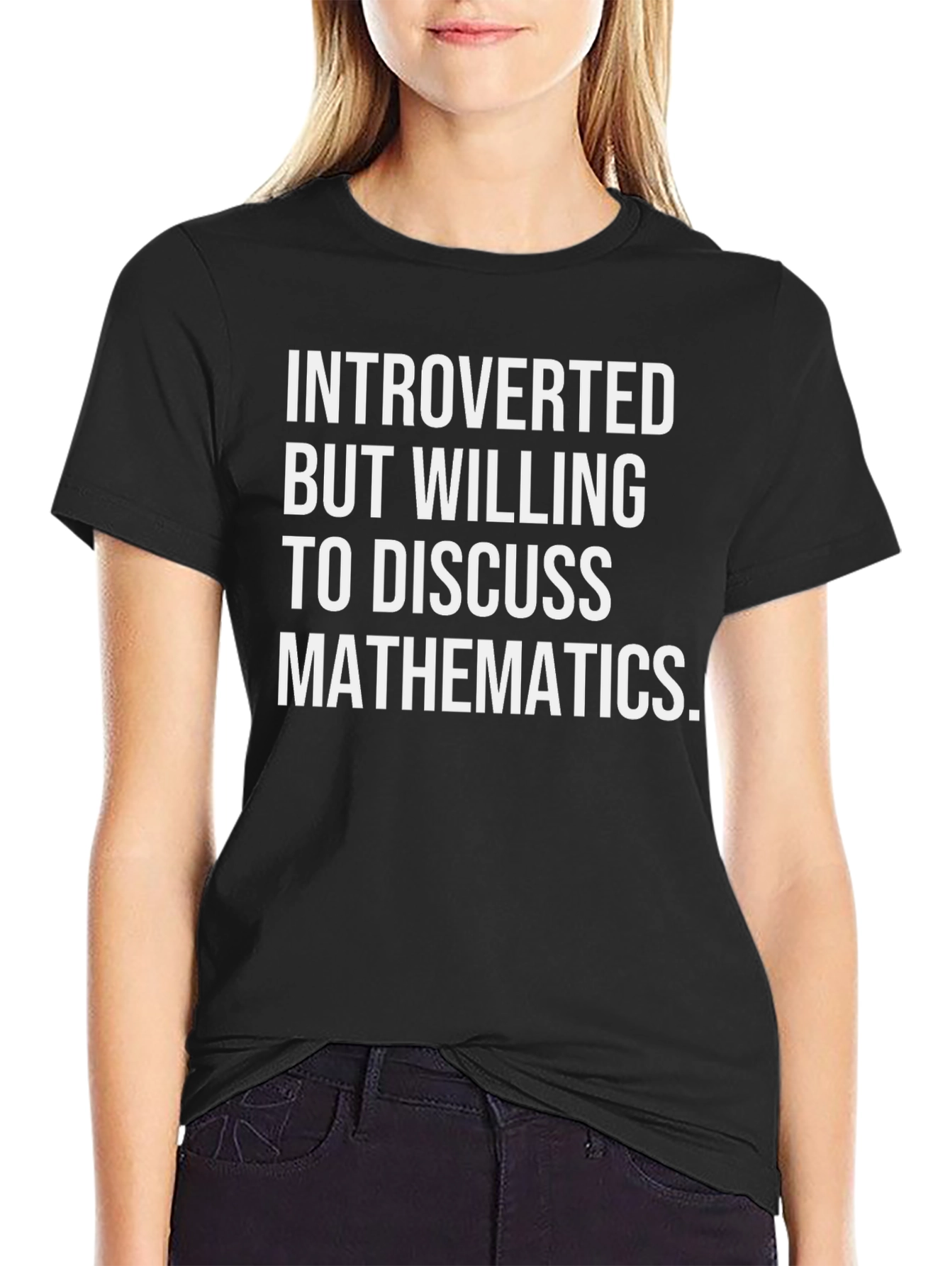 Introverted Mathematics T-Shirt Funny Math Geek Tee