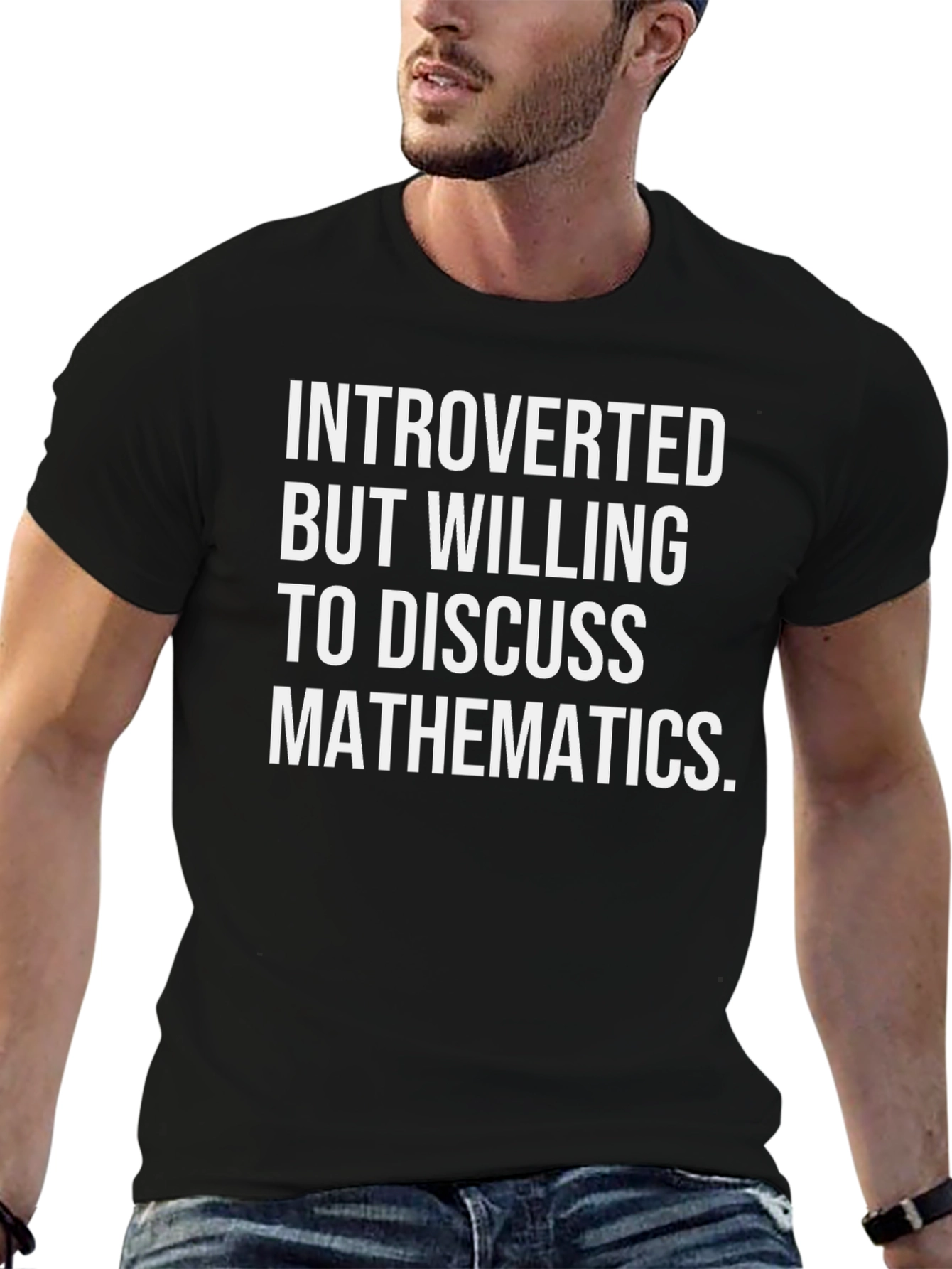 Introverted Mathematics T-Shirt Funny Math Geek Tee