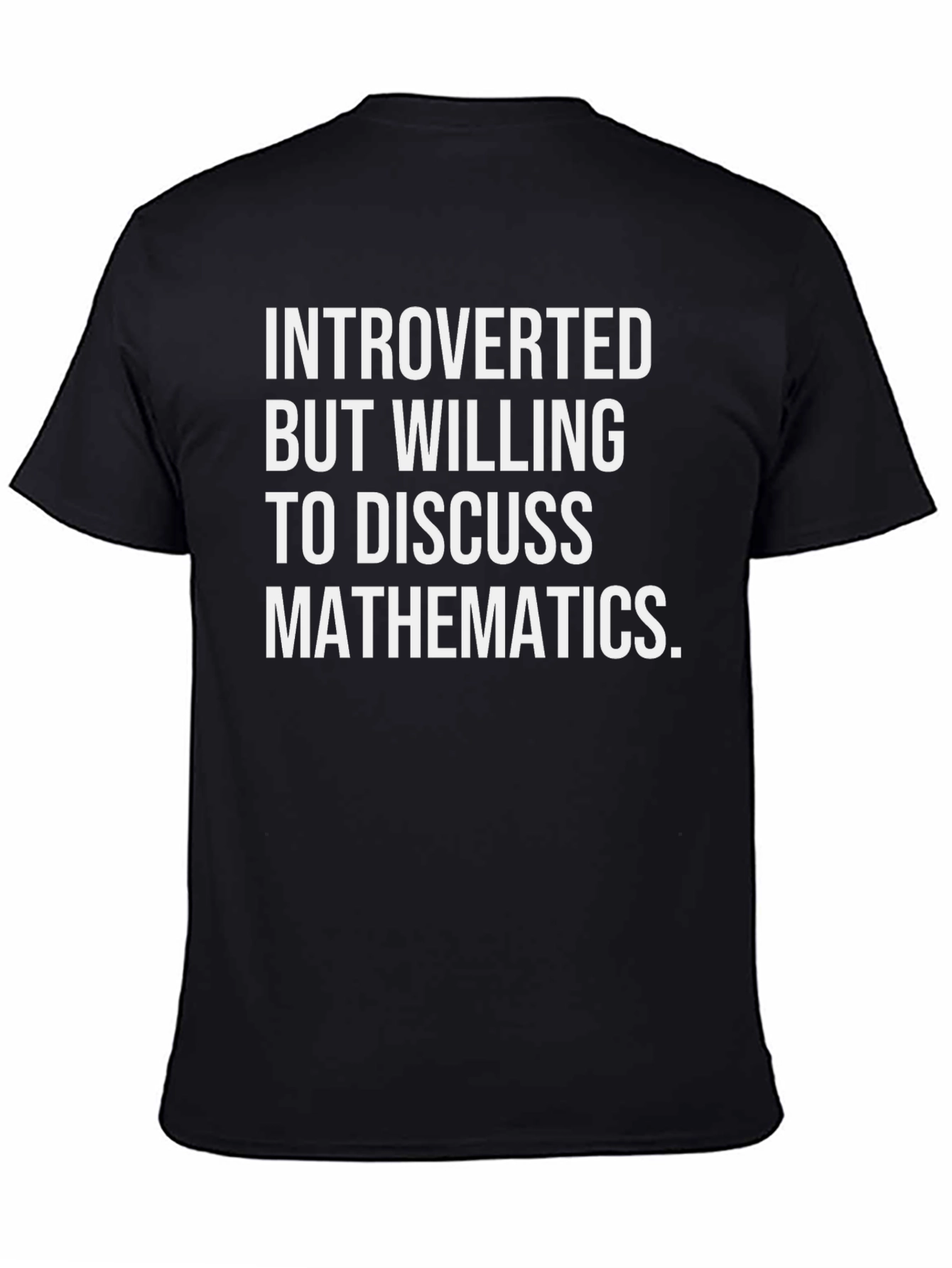 Introverted Mathematics T-Shirt Funny Math Geek Tee