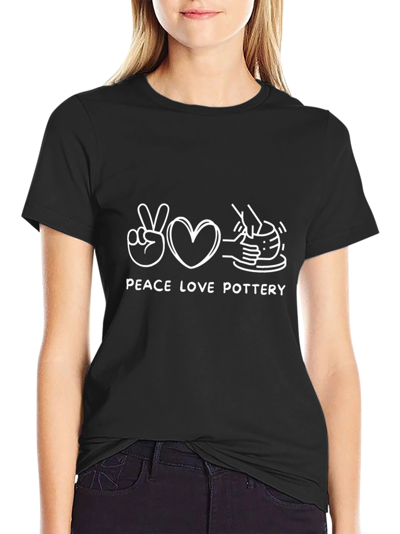Peace Love Pottery T-Shirt