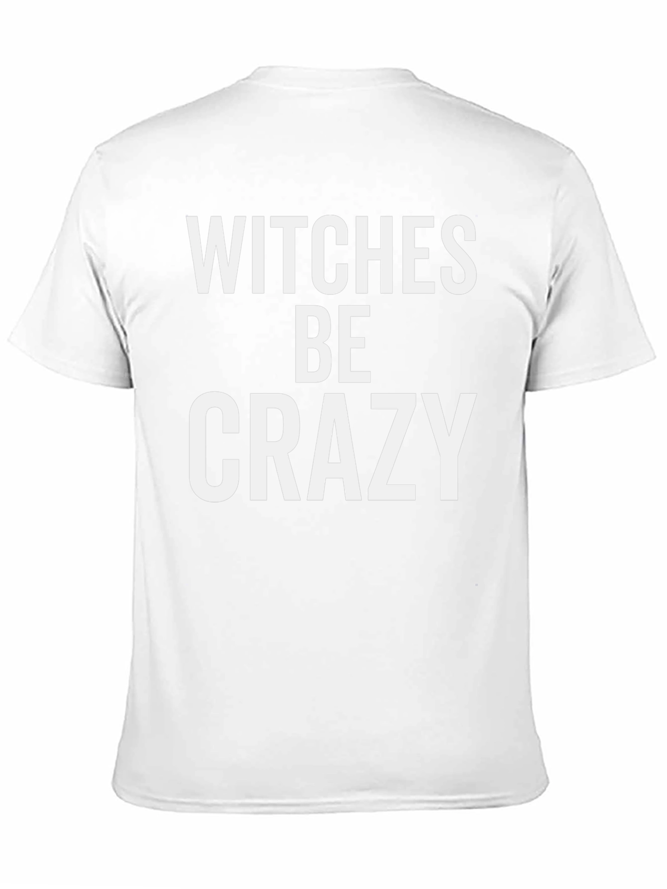 Witches Be Crazy Graphic Tee - Black Cotton T-Shirt