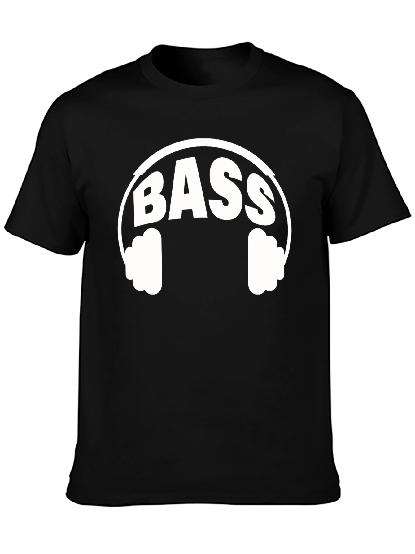 BASS Headphone Graphic Tee - Music Lover Shirt