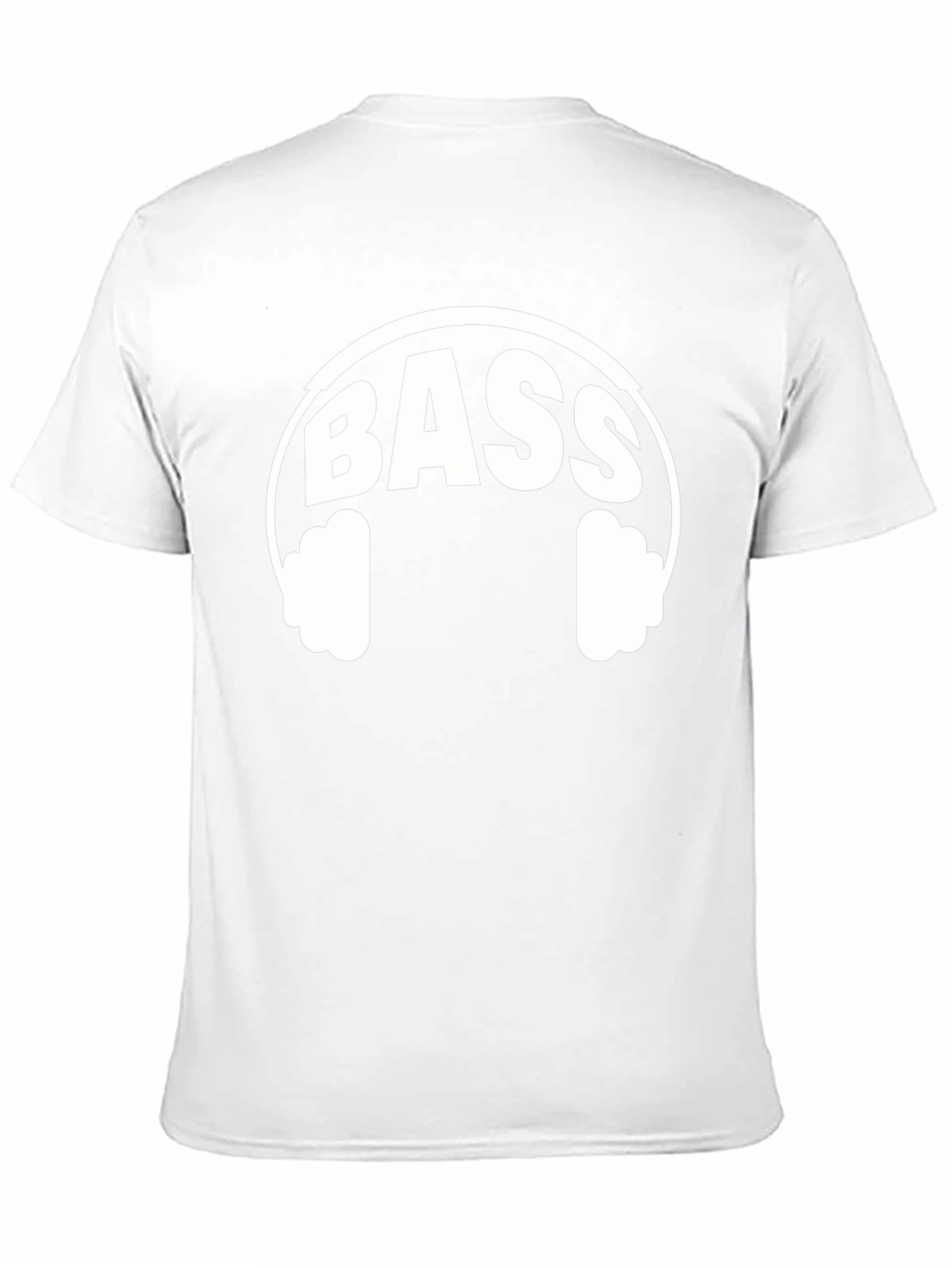 BASS Headphone Graphic Tee - Music Lover Shirt