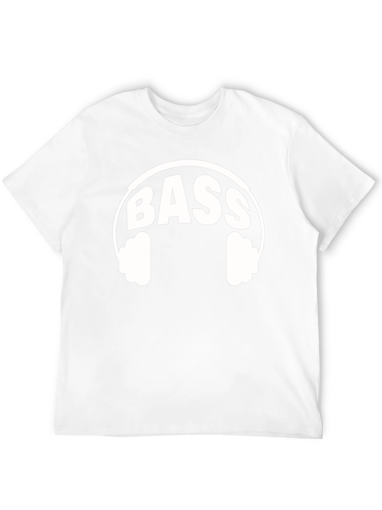 BASS Headphone Graphic Tee - Music Lover Shirt