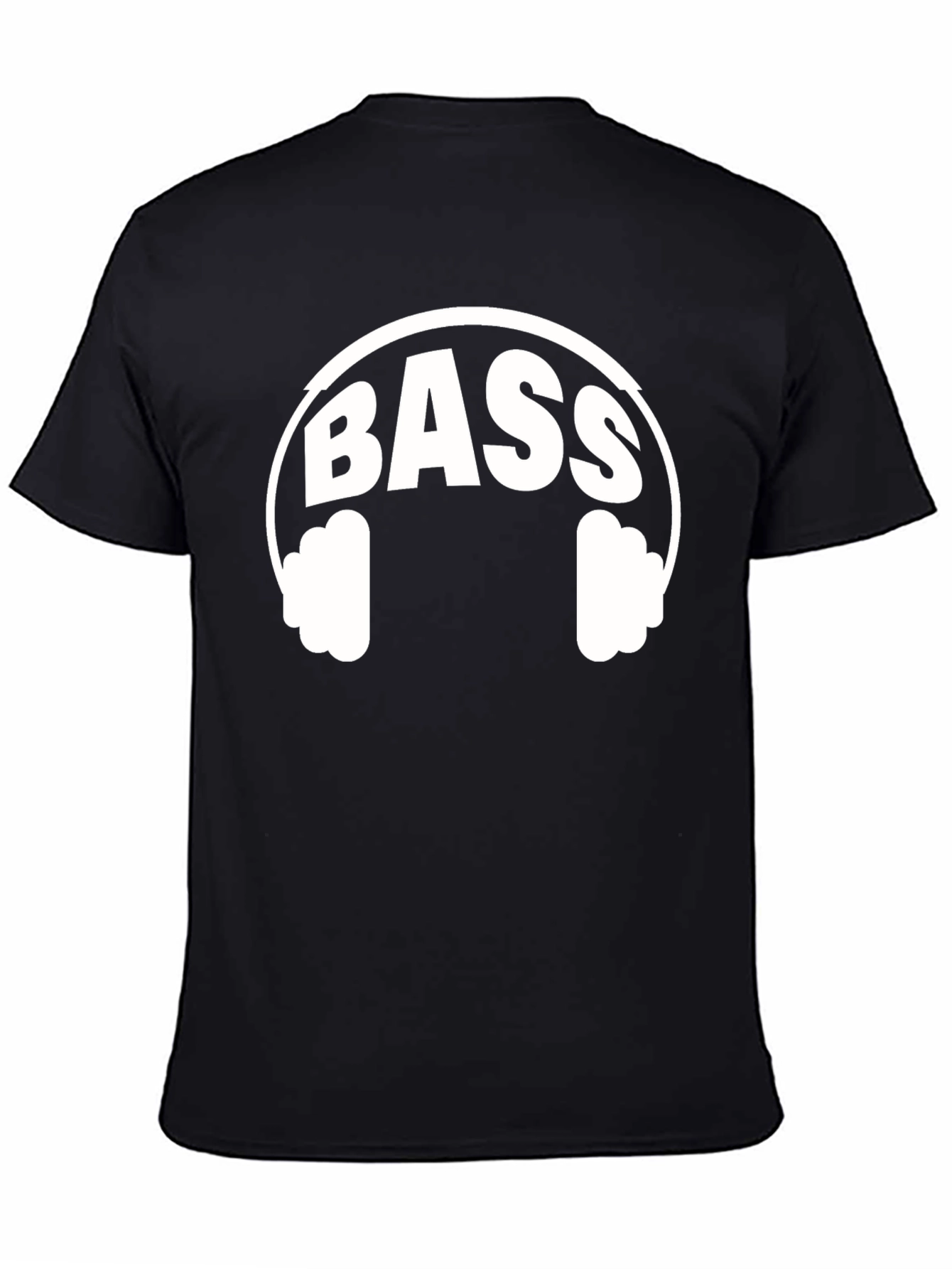 BASS Headphone Graphic Tee - Music Lover Shirt