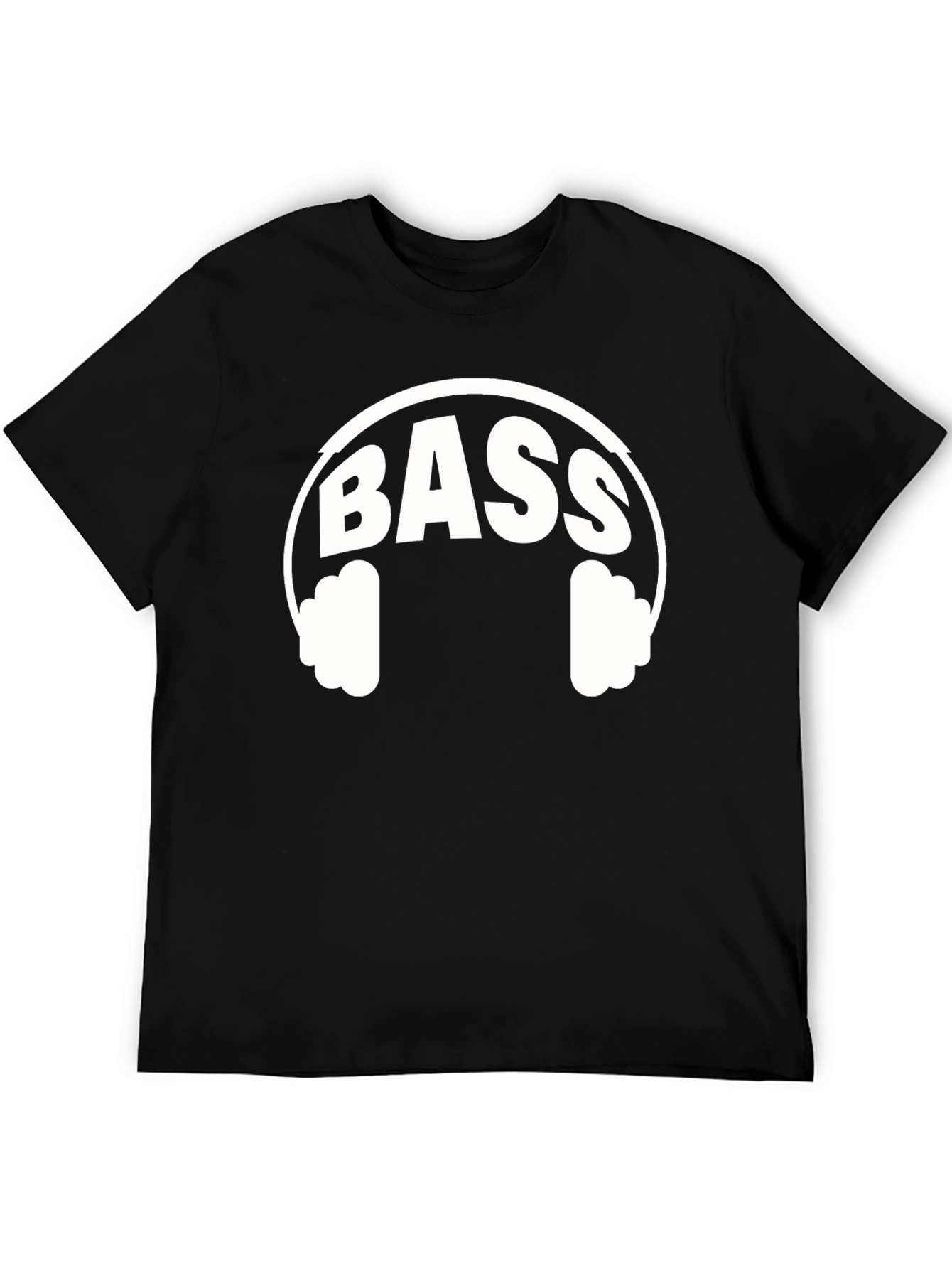 BASS Headphone Graphic Tee - Music Lover Shirt