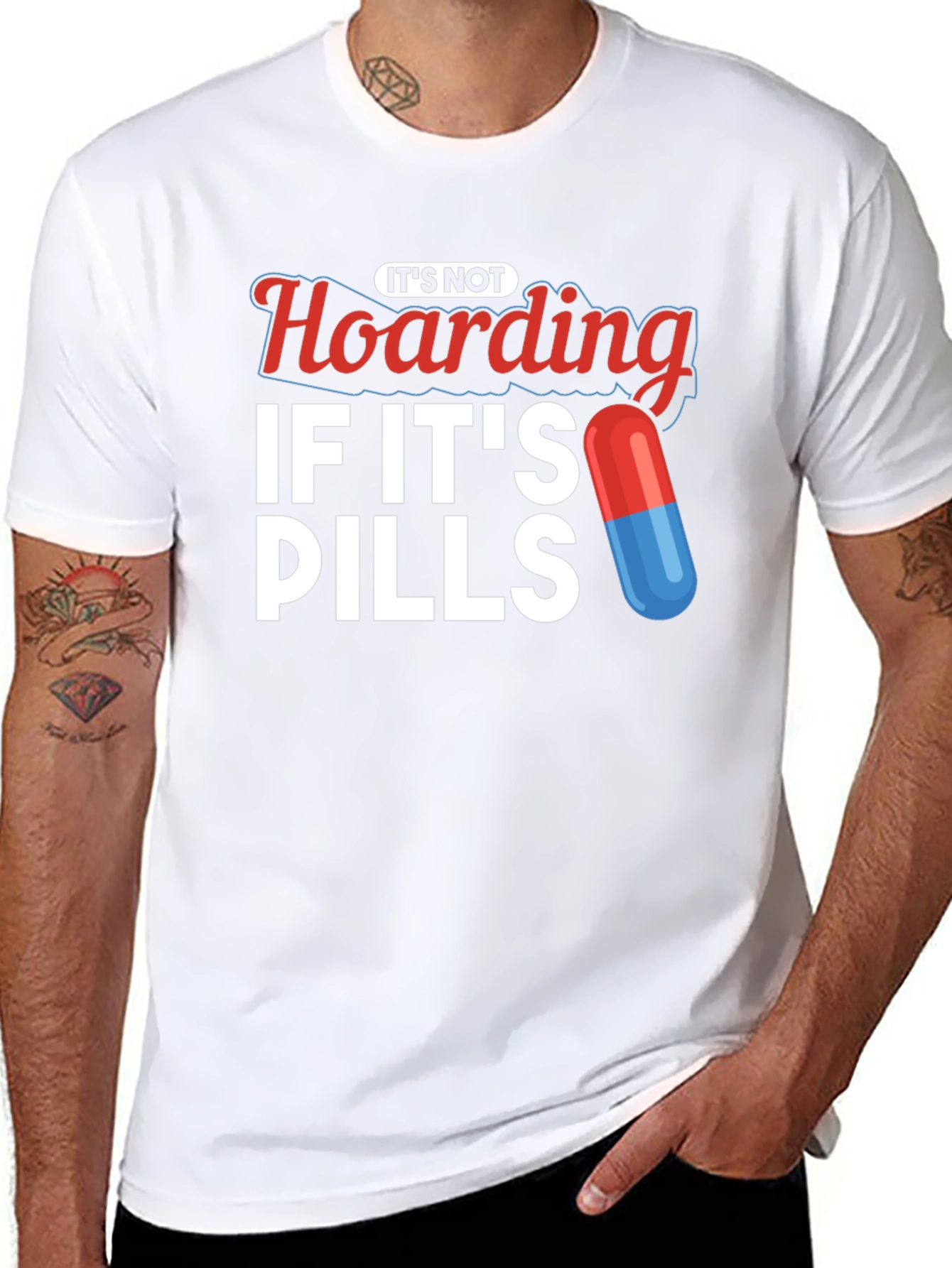 Funny Pills Graphic T-Shirt