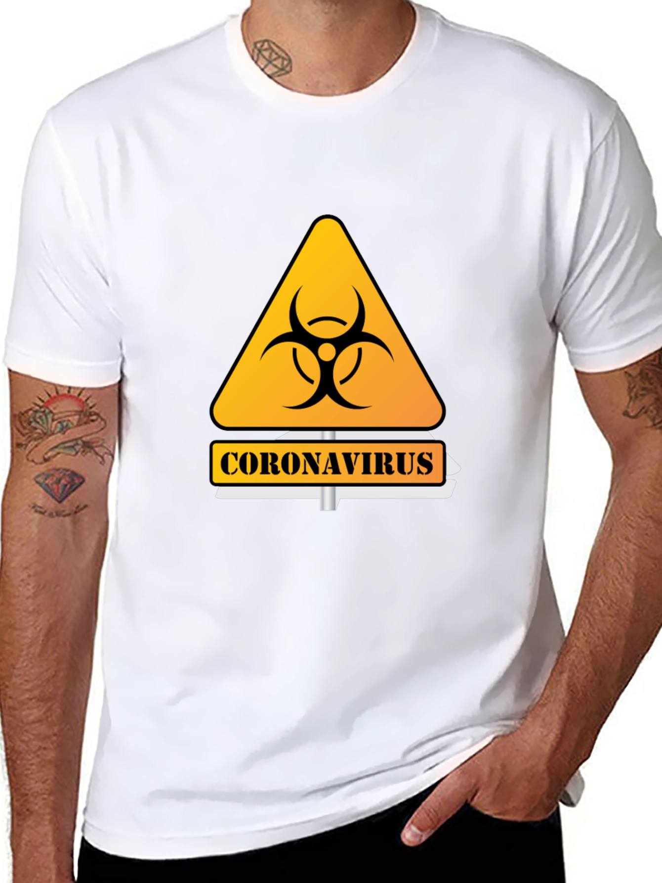 Coronavirus Biohazard Symbol T-Shirt