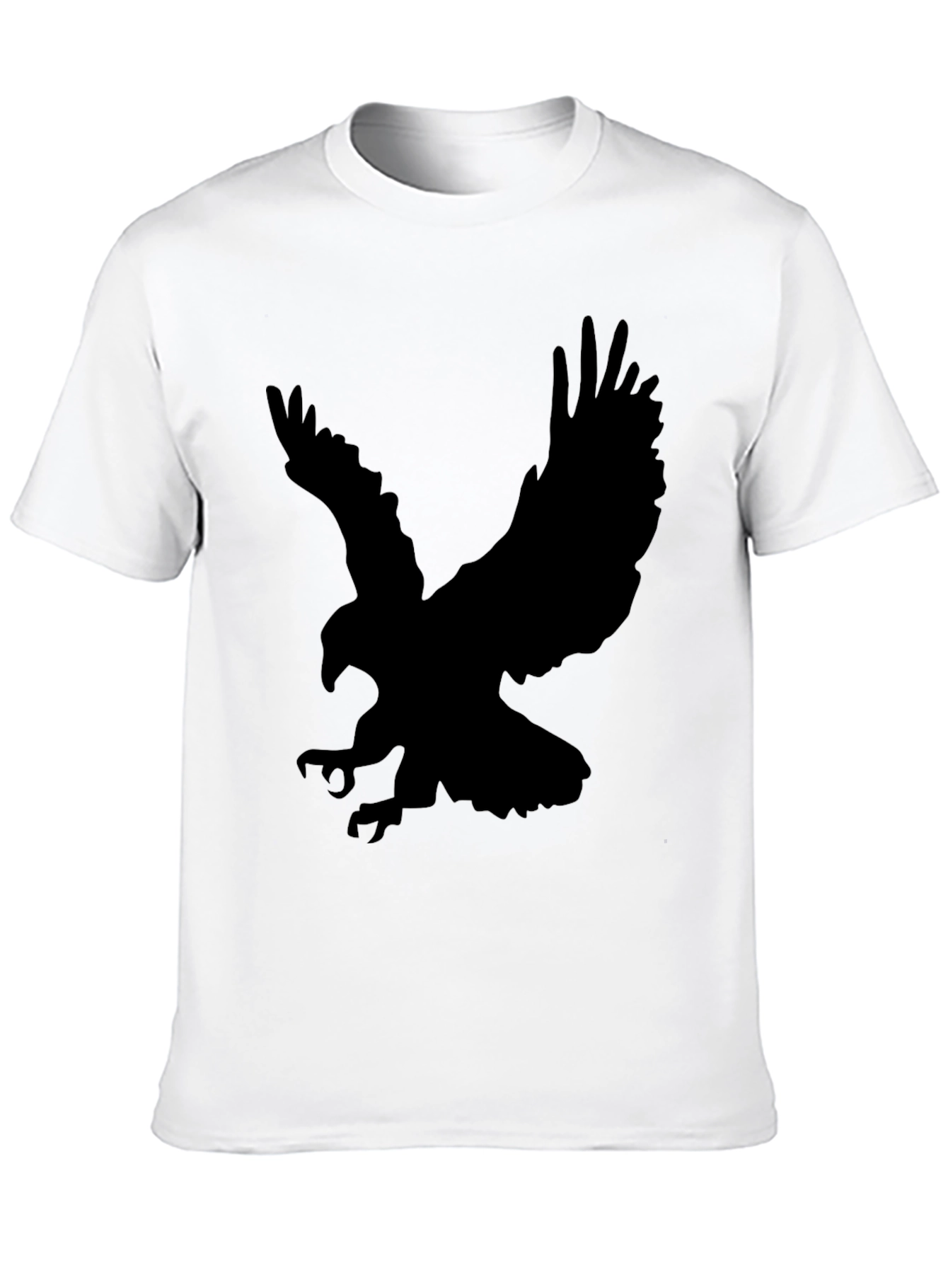 Black Eagle Silhouette Graphic T-Shirt