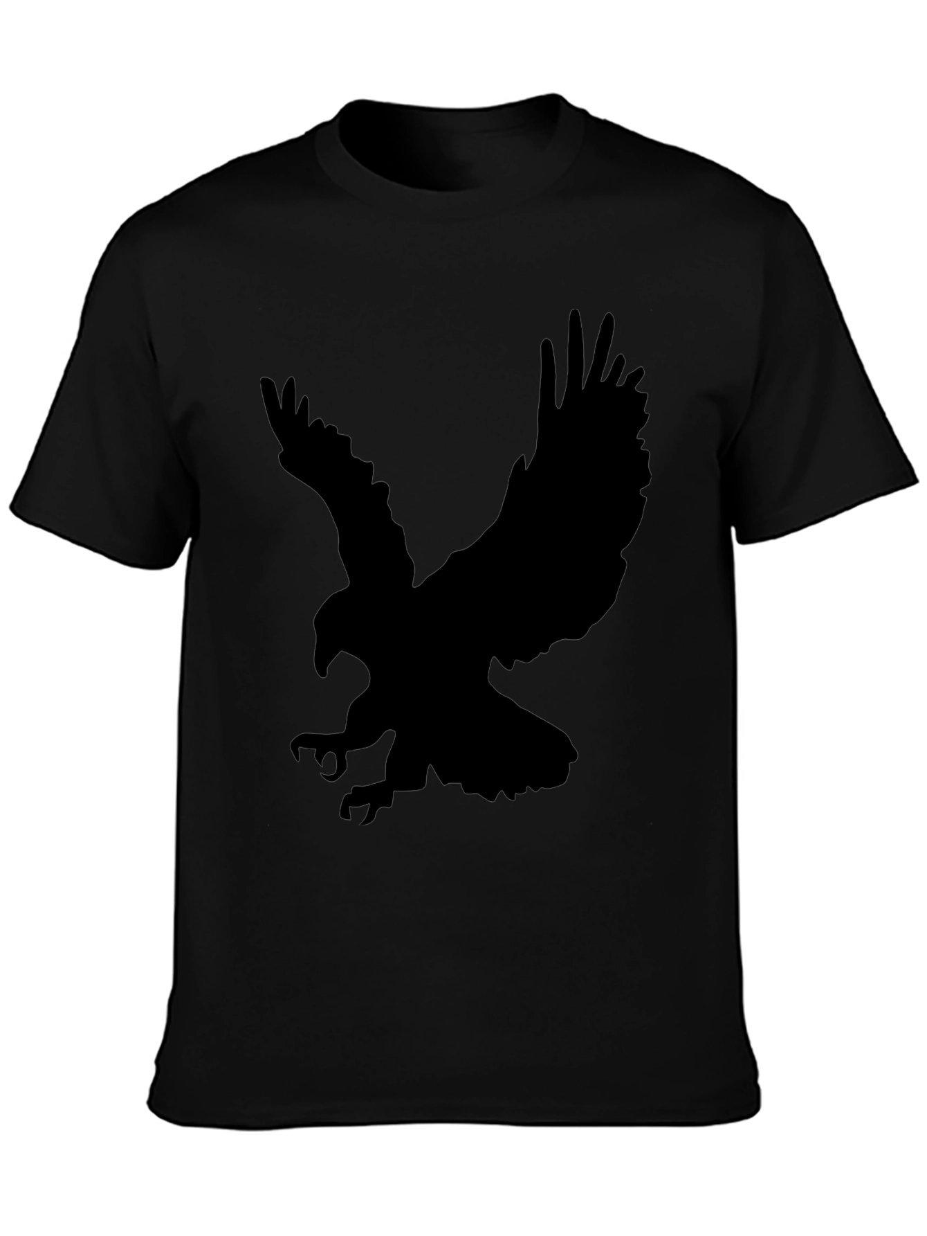 Black Eagle Silhouette Graphic T-Shirt
