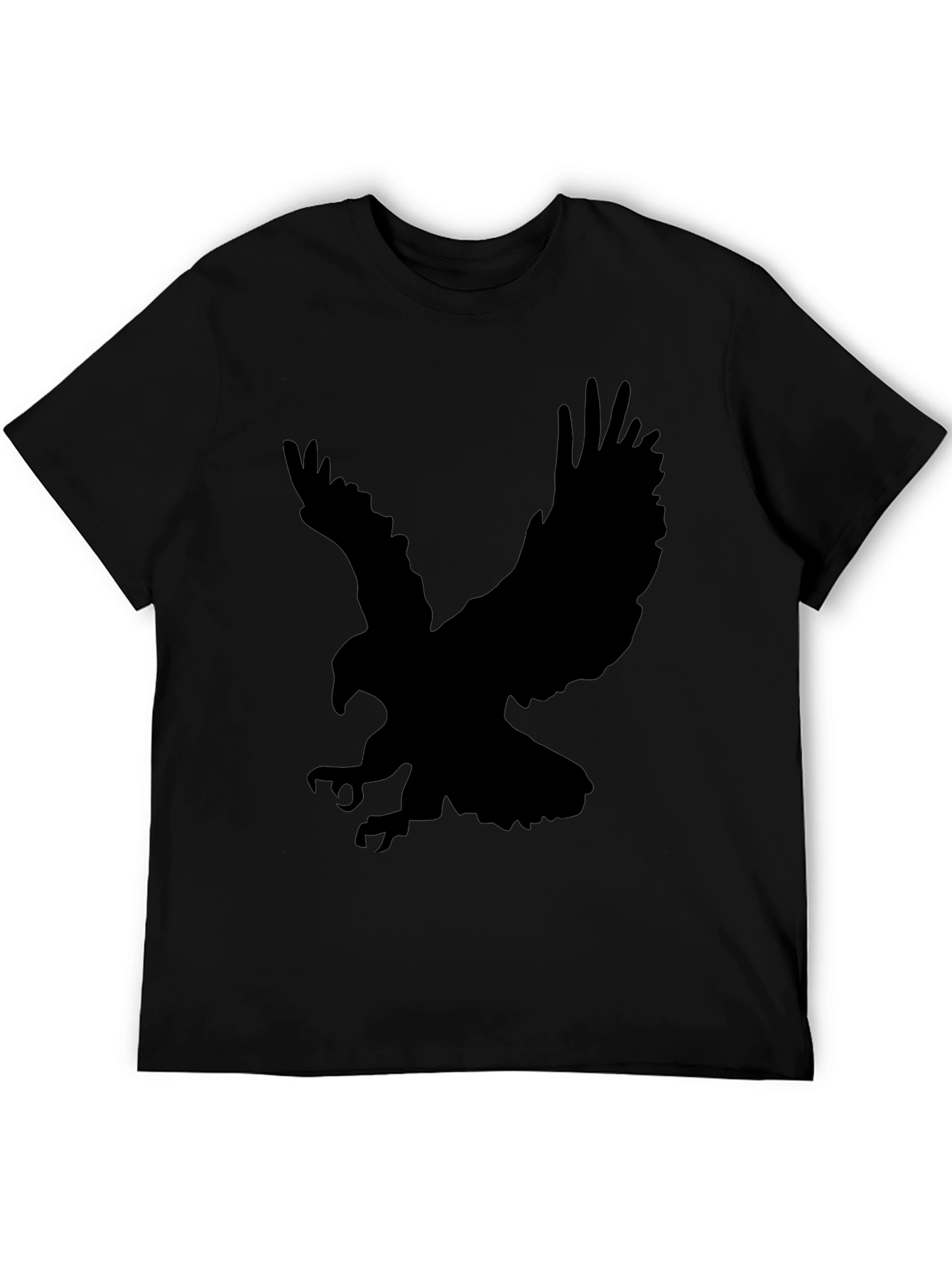 Black Eagle Silhouette Graphic T-Shirt