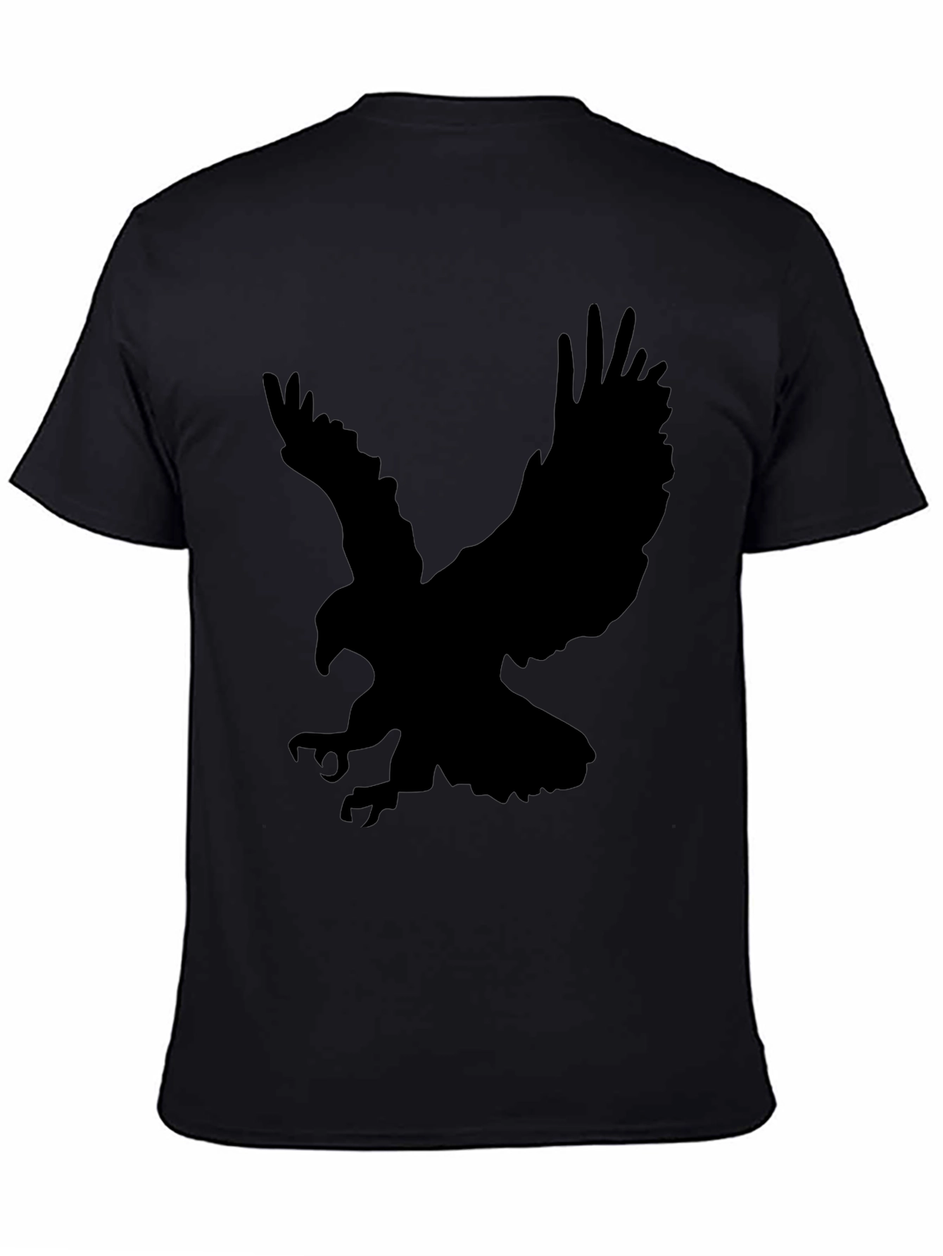 Black Eagle Silhouette Graphic T-Shirt
