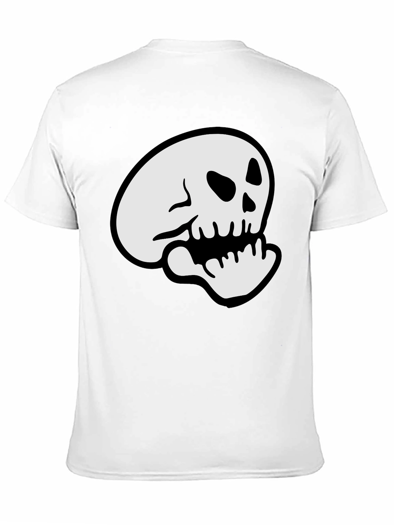 Skull Graphic Black T-Shirt - Casual Comfort