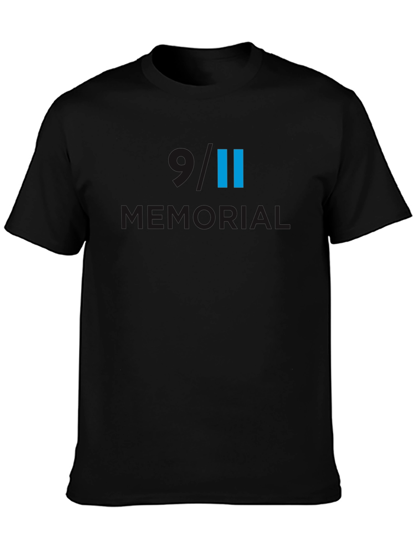 Black T-Shirt with Pause Symbol