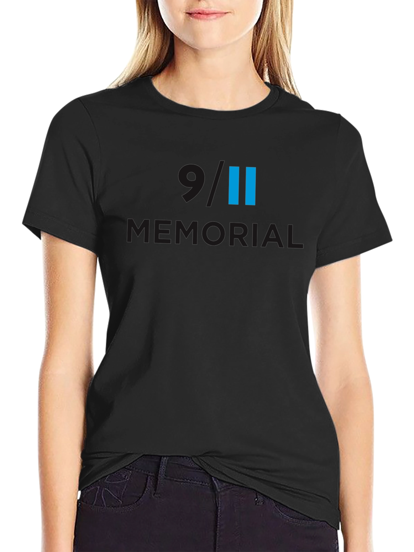 Black T-Shirt with Pause Symbol