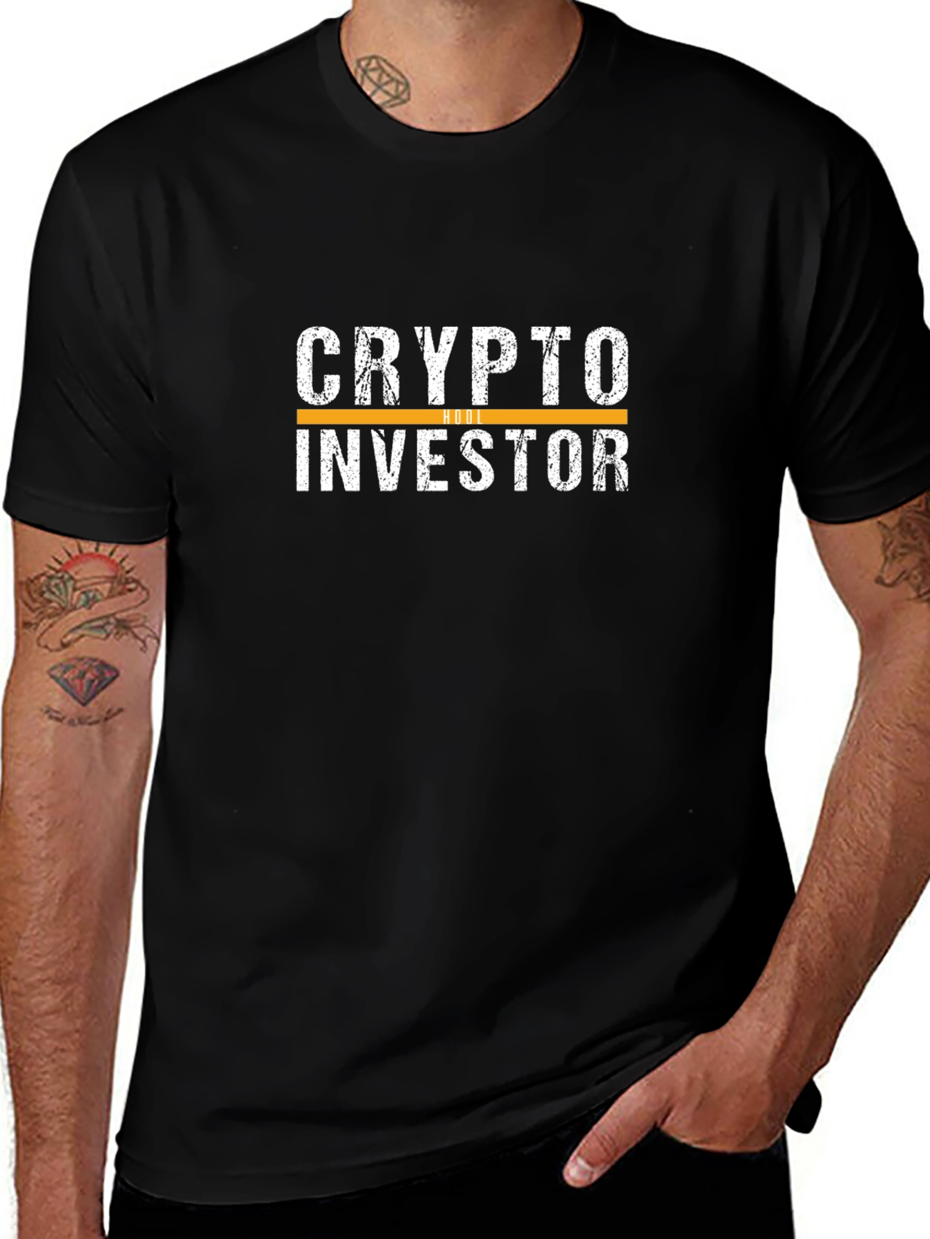 Crypto Investor Black Graphic Tee